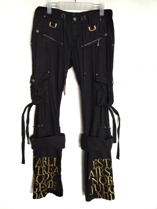 Japanese Brand Rare Japanese Brand Midas Bondage Pant Cargo Pant Size US 30 / EU 46 - 9 Thumbnail