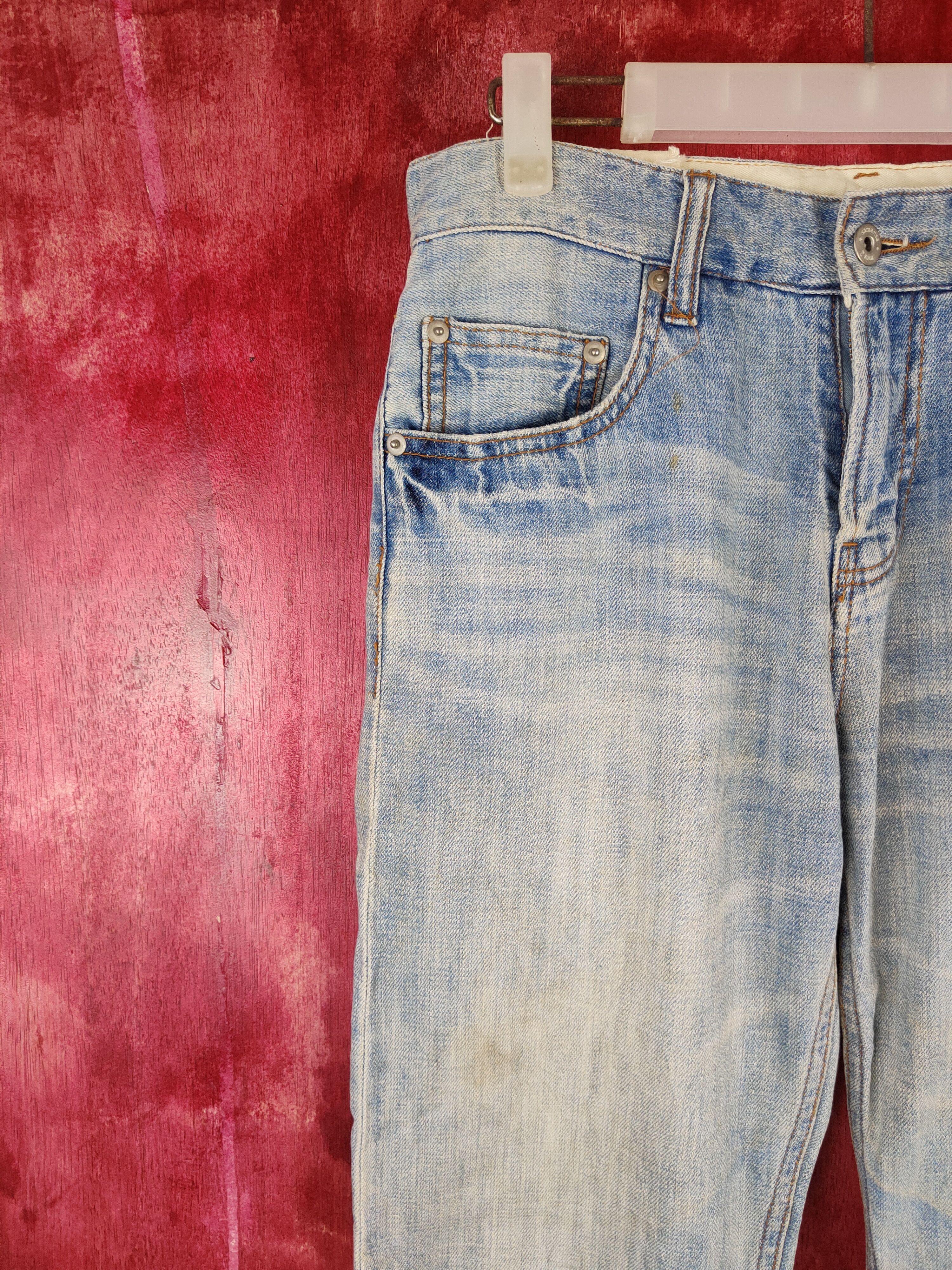 Japanese Brand × Vintage SM2 Blue japan Pants Soft Denim #5953 Size US 28 / EU 44 - 3 Thumbnail