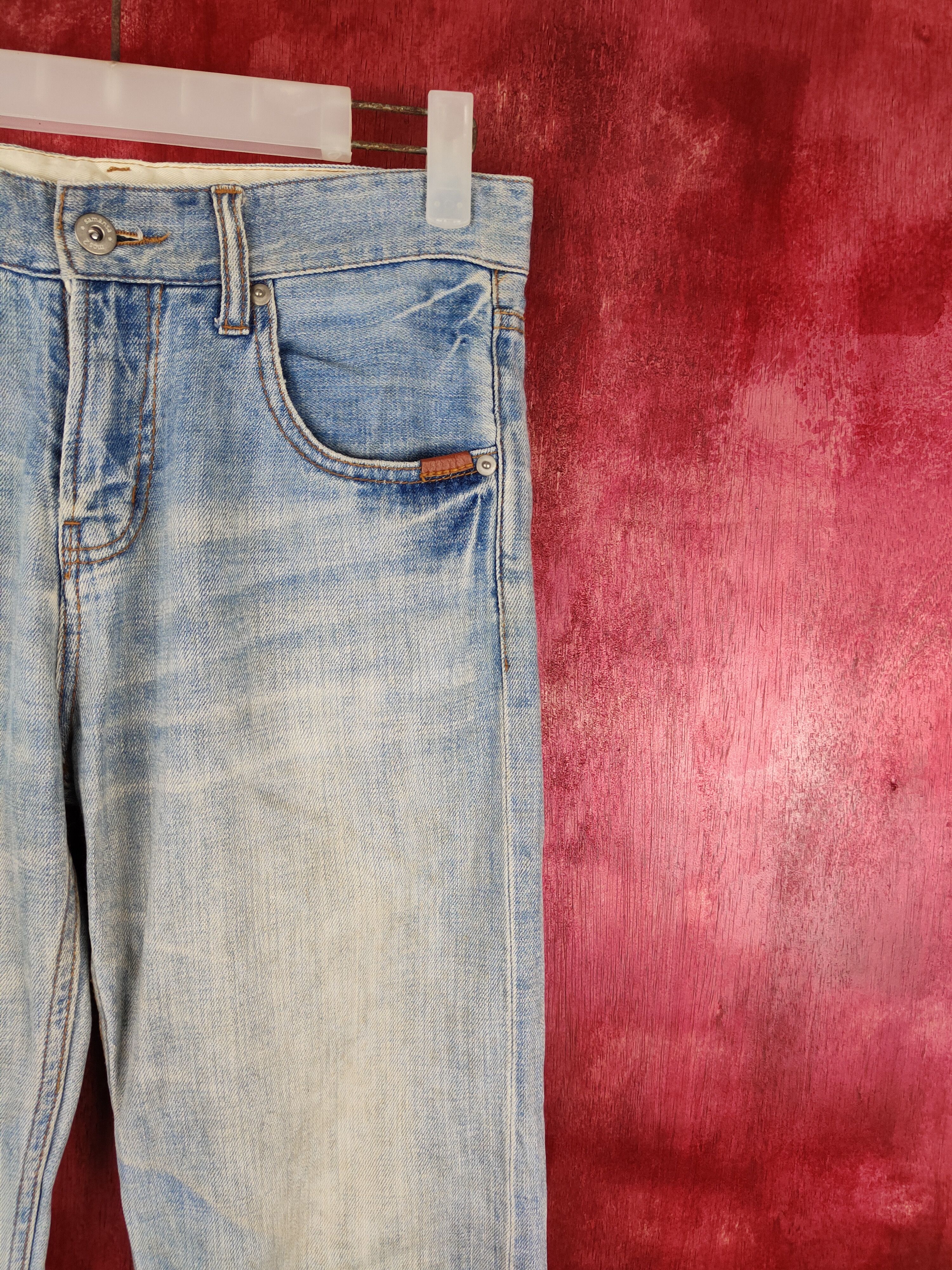 Japanese Brand × Vintage SM2 Blue japan Pants Soft Denim #5953 Size US 28 / EU 44 - 5 Thumbnail
