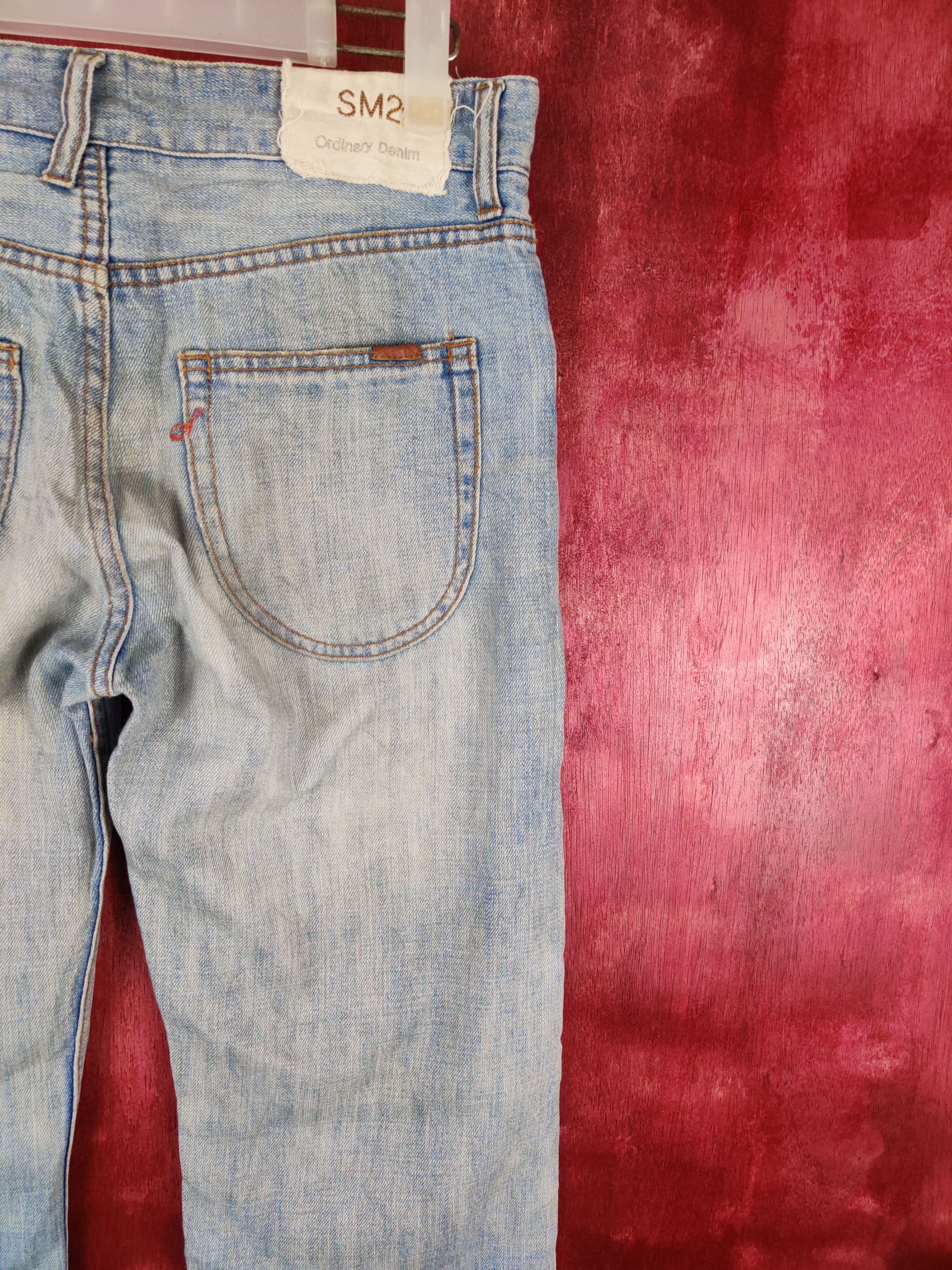 Japanese Brand × Vintage SM2 Blue japan Pants Soft Denim #5953 Size US 28 / EU 44 - 11 Thumbnail