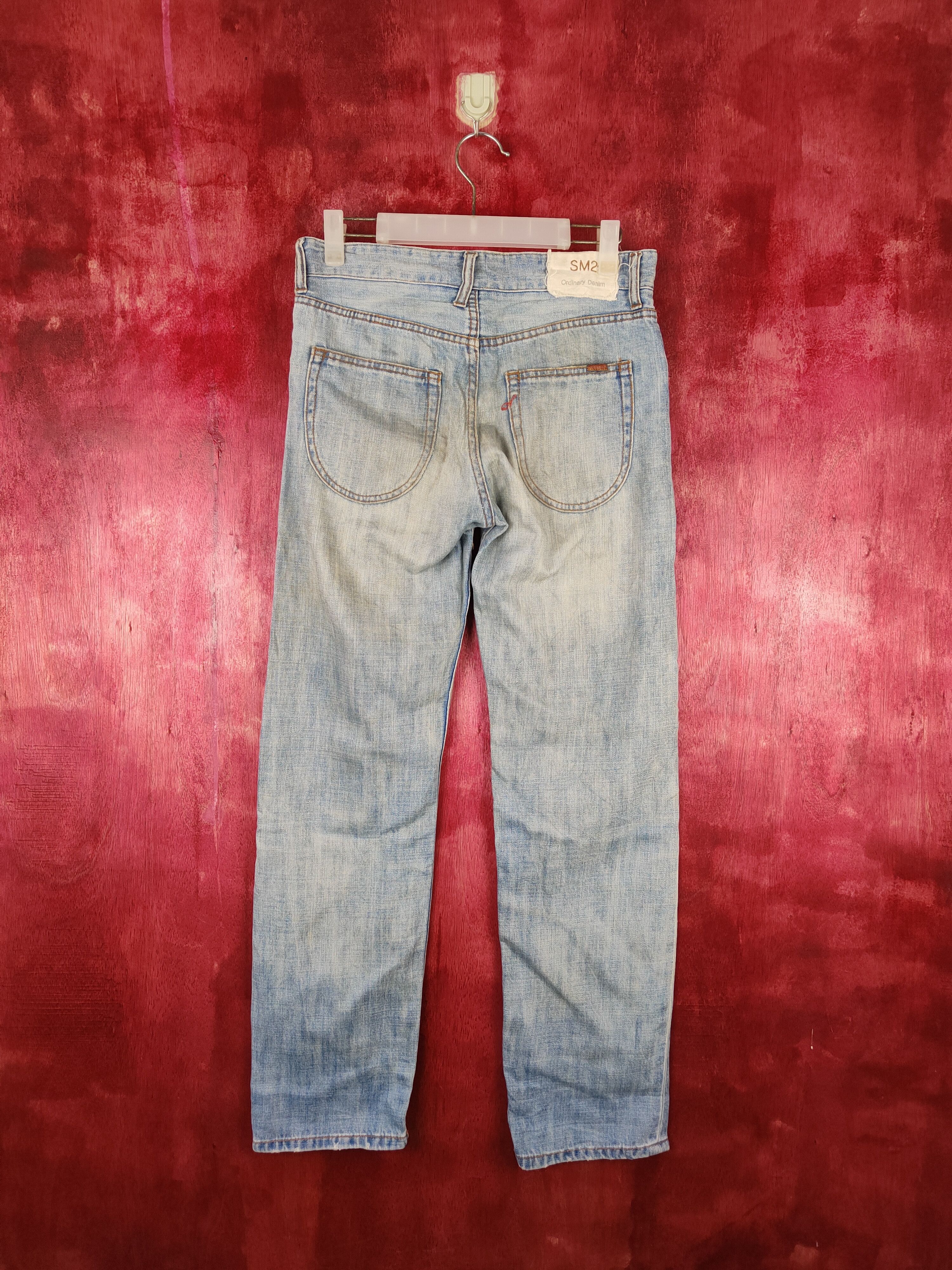 Japanese Brand × Vintage SM2 Blue japan Pants Soft Denim #5953 Size US 28 / EU 44 - 7 Thumbnail