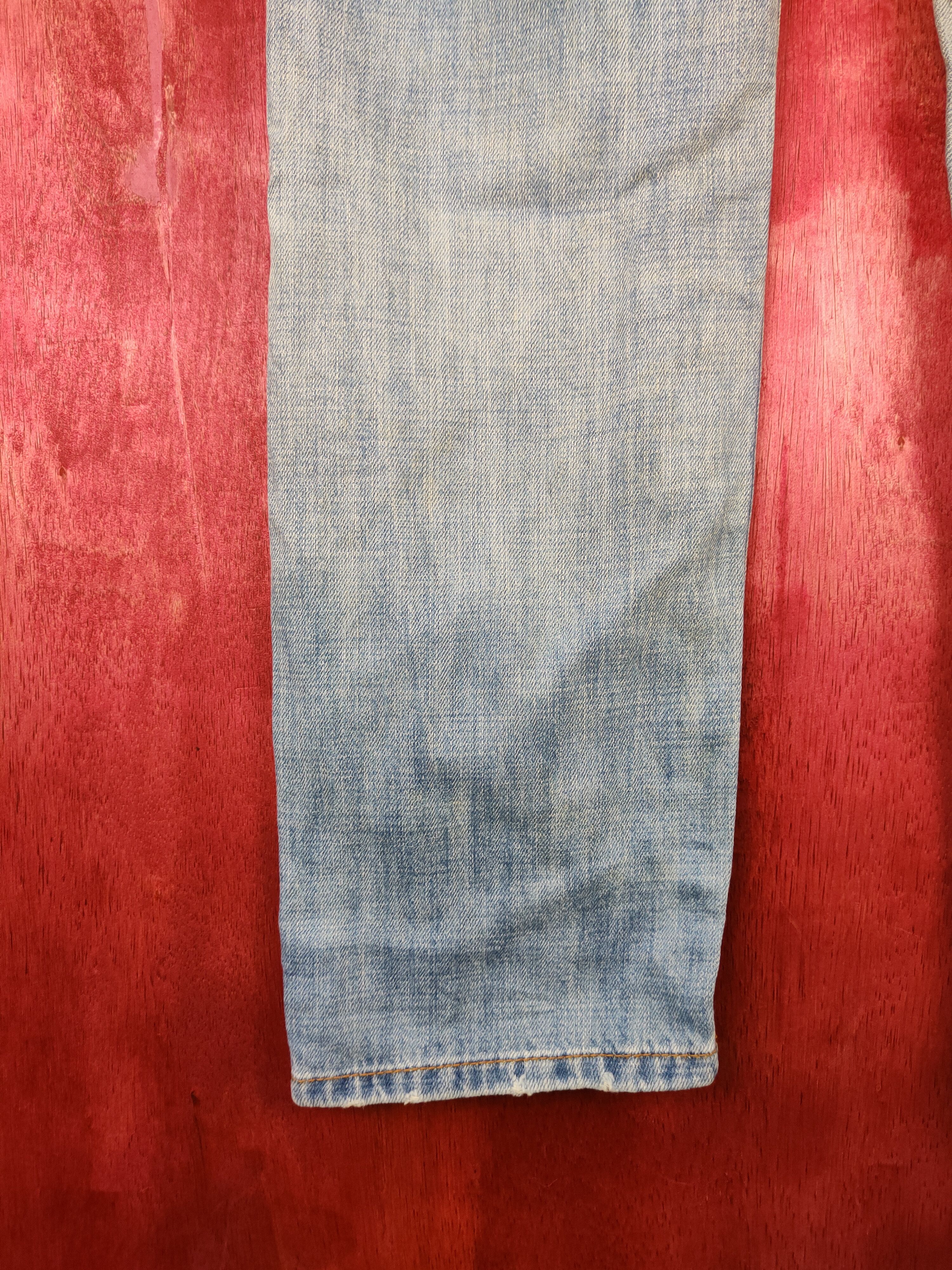 Japanese Brand × Vintage SM2 Blue japan Pants Soft Denim #5953 Size US 28 / EU 44 - 9 Thumbnail