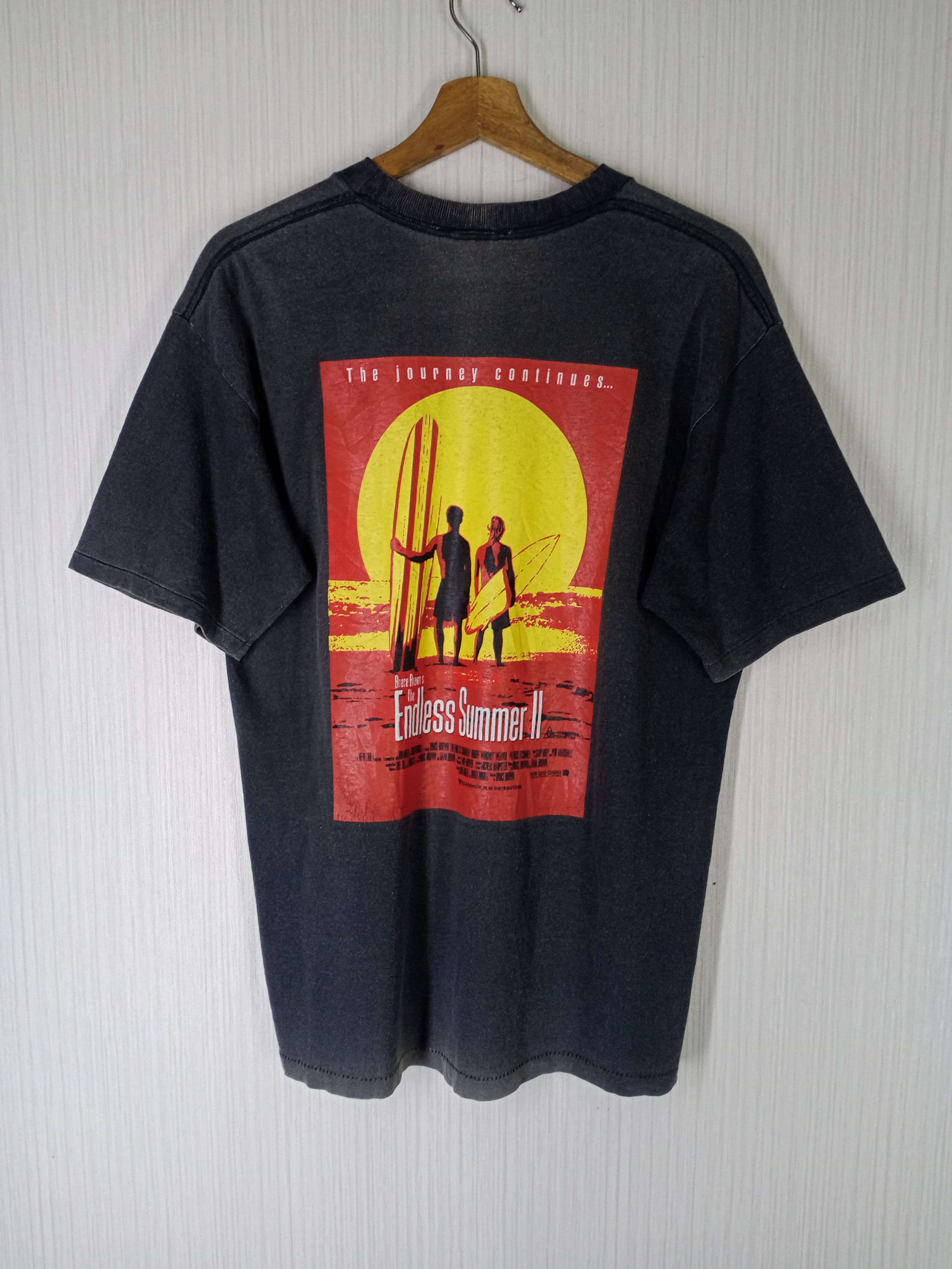 Rare Distressed Vintage 90s Movie The Endless Summer Tshirt