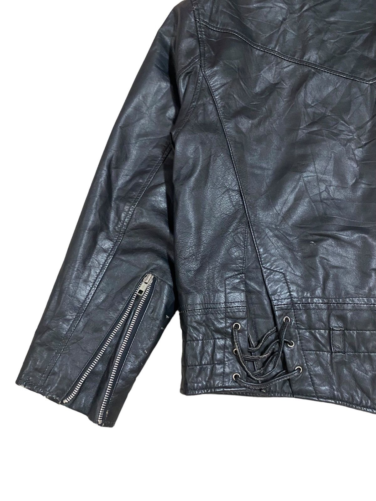 Schott × Vintage Vtg🌑James Dean Faudation Schott Bros Bikers Leather Jacket Size US S / EU 44-46 / 1 - 15 Thumbnail