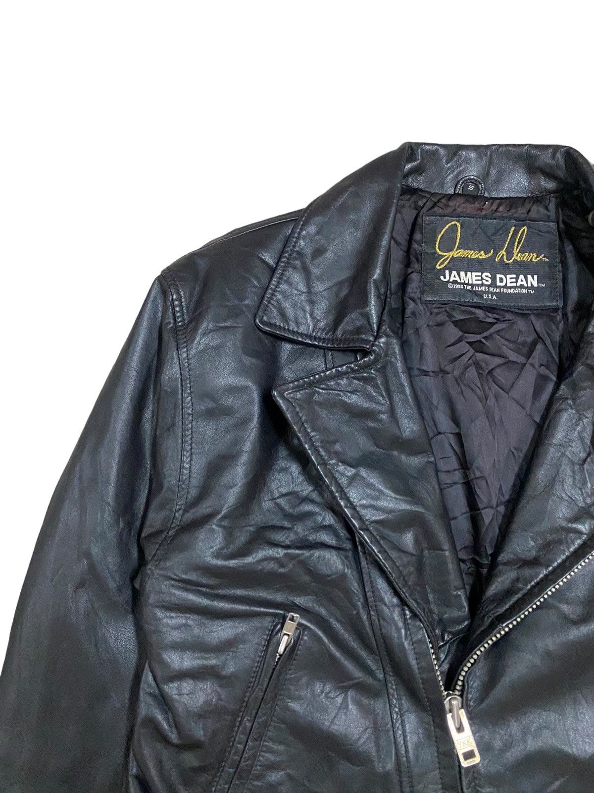 Schott × Vintage Vtg🌑James Dean Faudation Schott Bros Bikers Leather Jacket Size US S / EU 44-46 / 1 - 5 Thumbnail