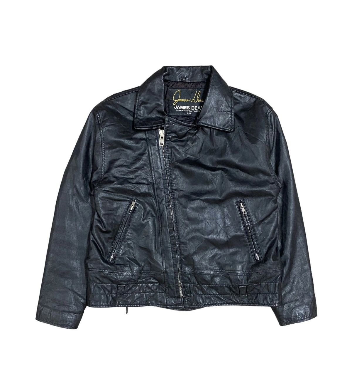Schott × Vintage Vtg🌑James Dean Faudation Schott Bros Bikers Leather Jacket Size US S / EU 44-46 / 1 - 2 Thumbnail