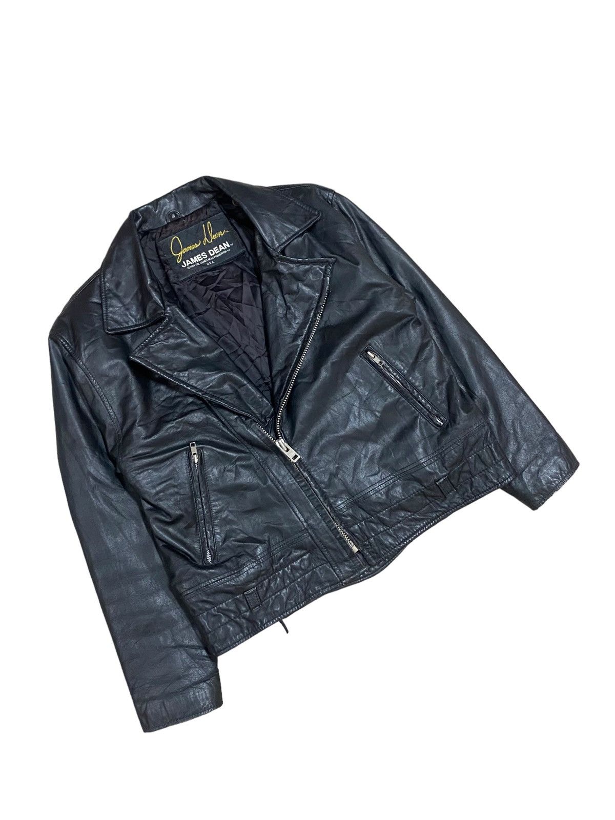 Schott × Vintage Vtg🌑James Dean Faudation Schott Bros Bikers Leather Jacket Size US S / EU 44-46 / 1 - 9 Thumbnail