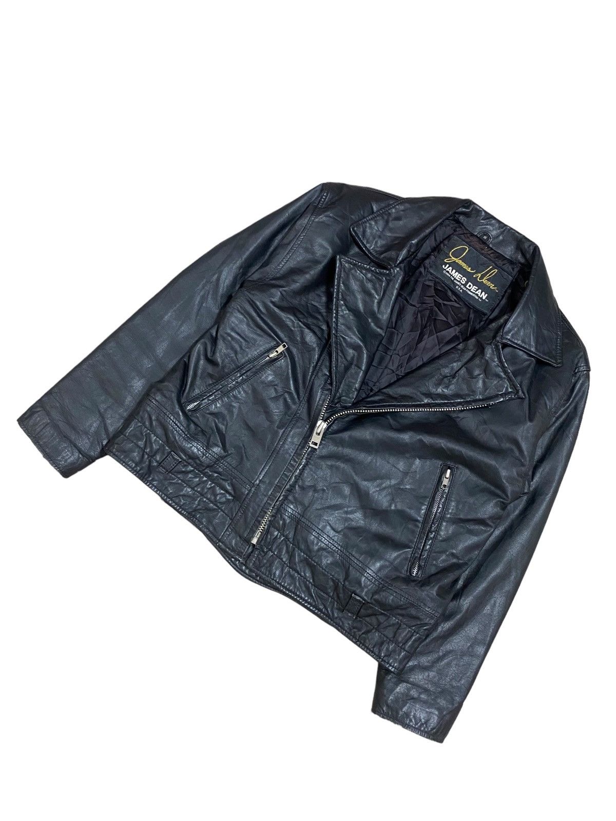 Schott × Vintage Vtg🌑James Dean Faudation Schott Bros Bikers Leather Jacket Size US S / EU 44-46 / 1 - 10 Thumbnail
