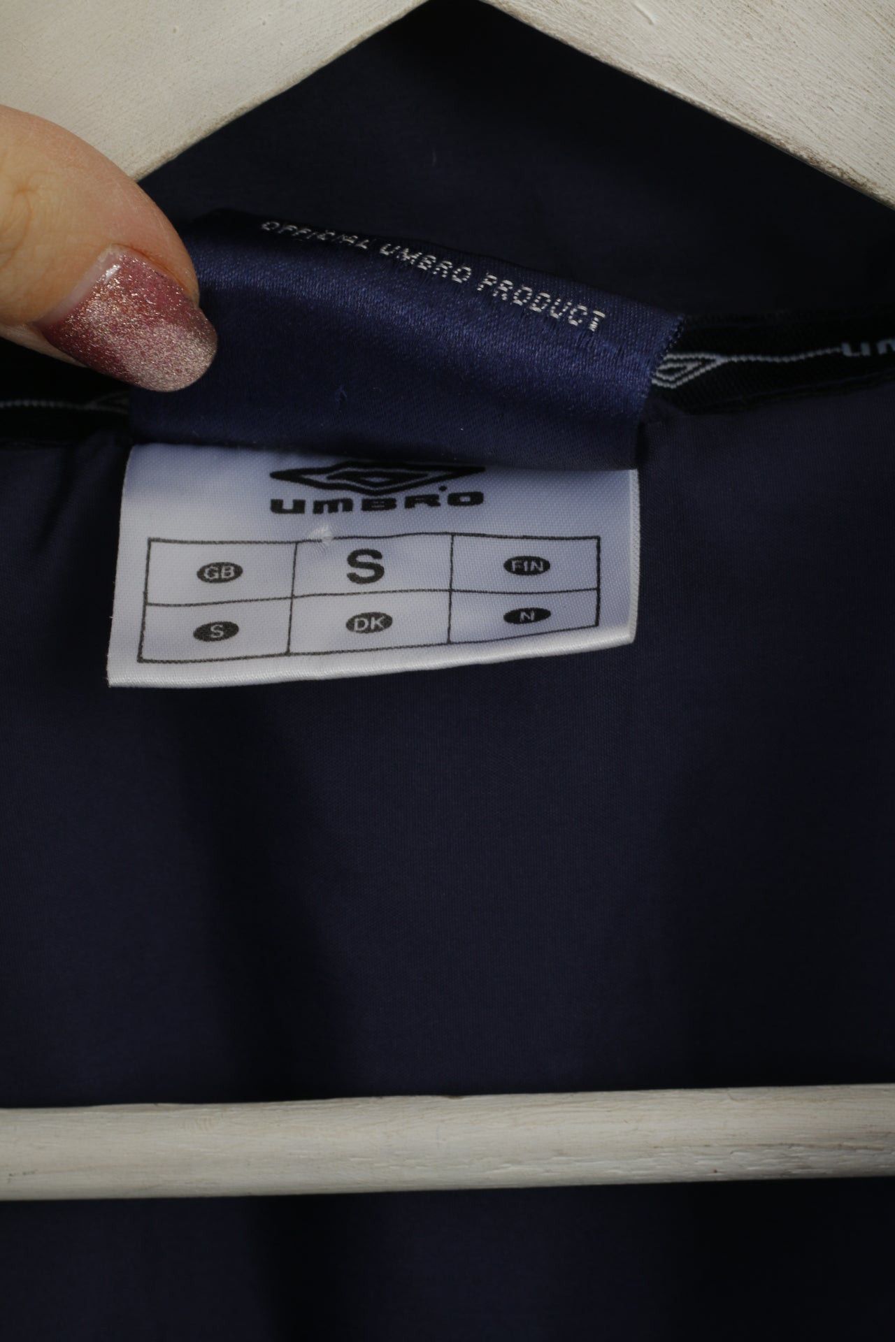 Umbro × Vintage Umbro Men S (M) Jacket Navy Mesh Lined Active Vintage 0214 Size US S / EU 44-46 / 1 - 4 Thumbnail