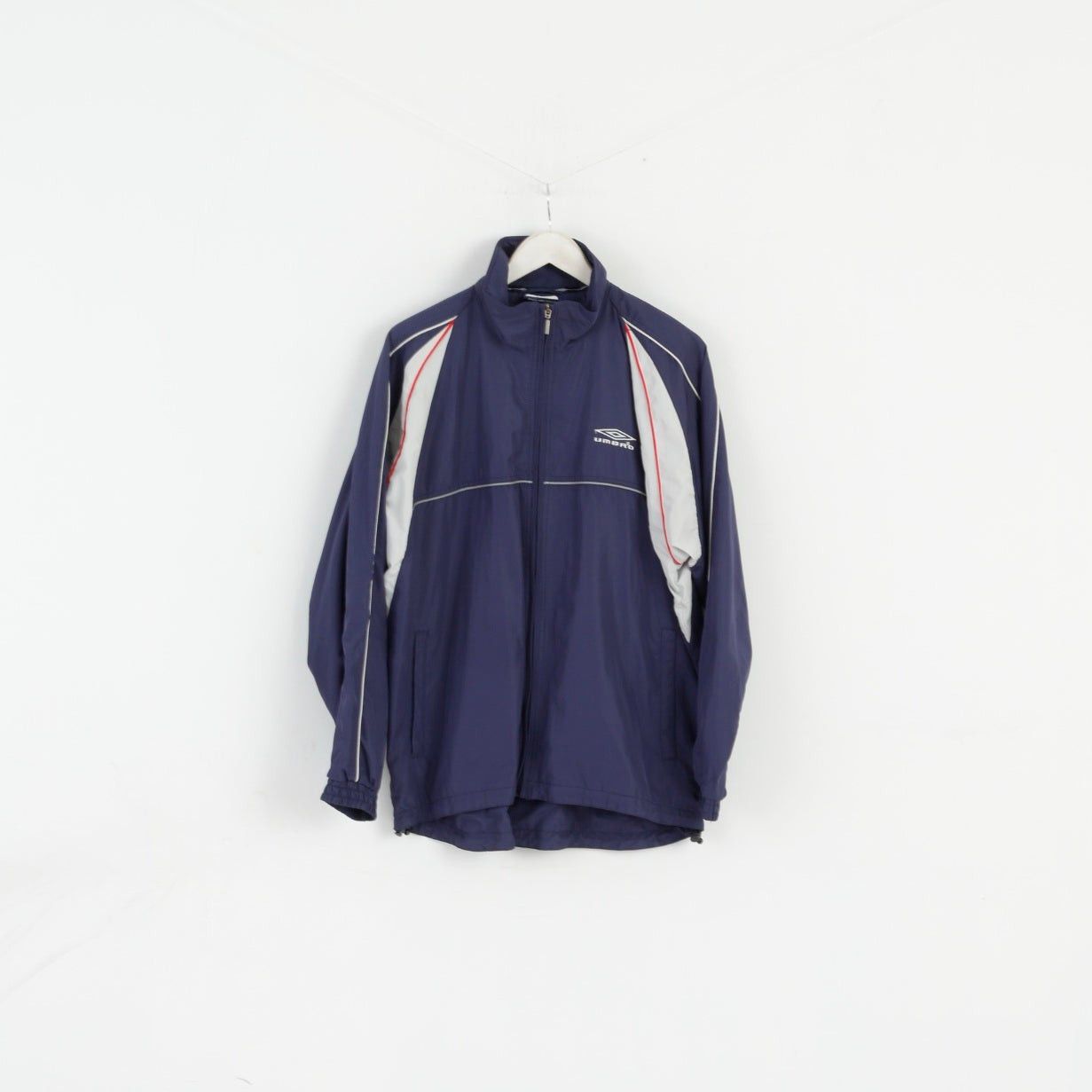 Umbro × Vintage Umbro Men S (M) Jacket Navy Mesh Lined Active Vintage 0214 Size US S / EU 44-46 / 1 - 1 Thumbnail