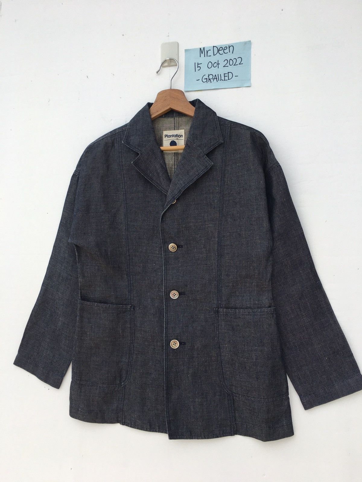 Issey Miyake Vintage Issey Miyake Plantation Denim Jacket Size US M / EU 48-50 / 2 - 4 Thumbnail