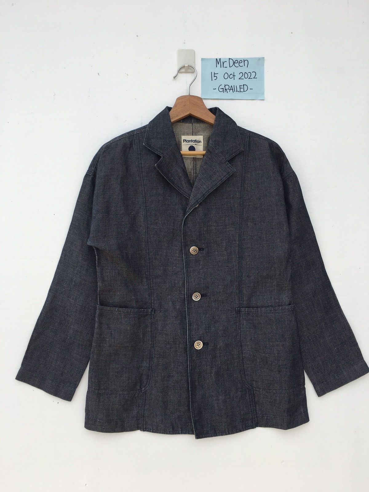Issey Miyake Vintage Issey Miyake Plantation Denim Jacket Size US M / EU 48-50 / 2 - 2 Thumbnail
