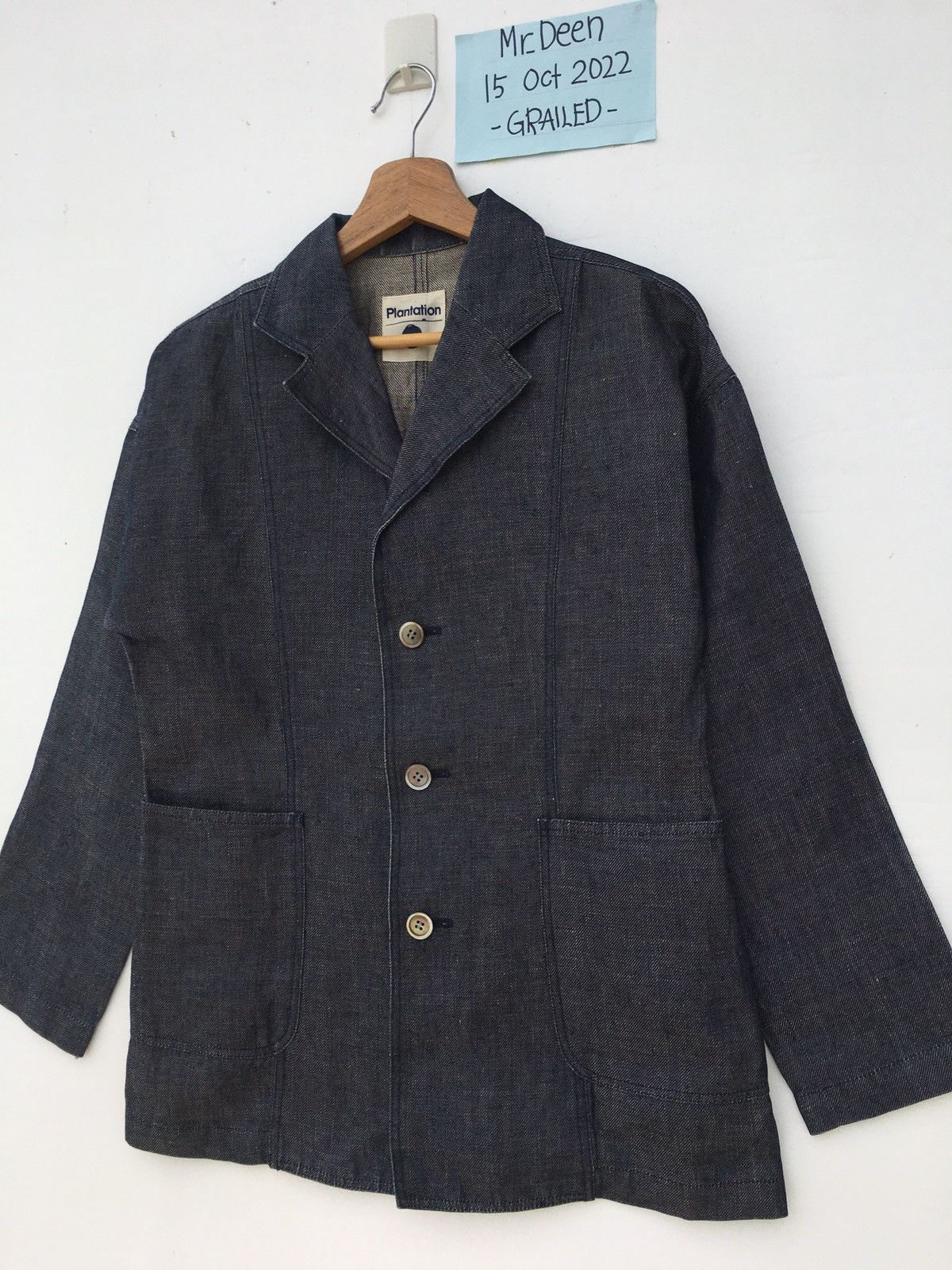 Issey Miyake Vintage Issey Miyake Plantation Denim Jacket Size US M / EU 48-50 / 2 - 6 Thumbnail