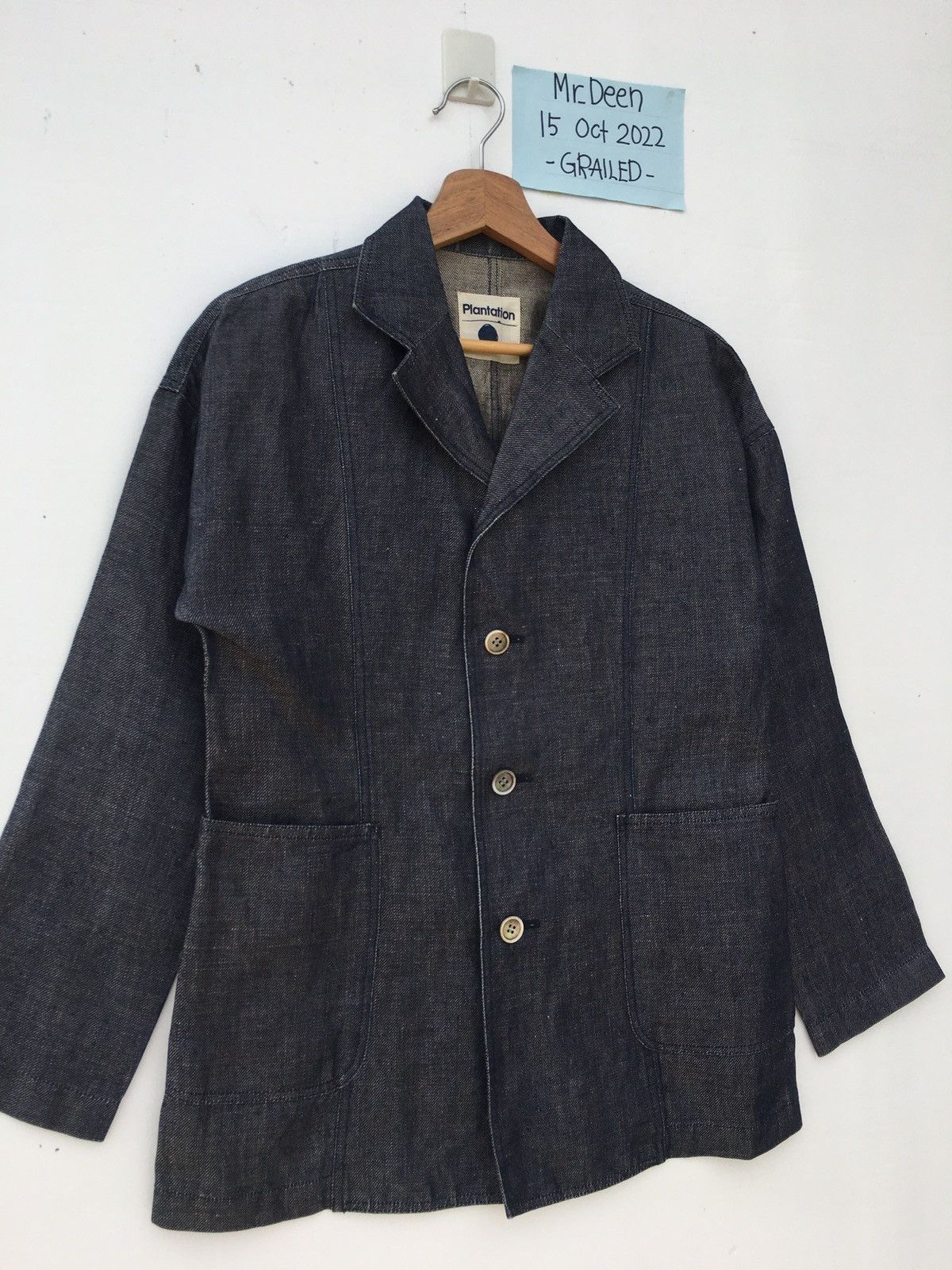 Issey Miyake Vintage Issey Miyake Plantation Denim Jacket Size US M / EU 48-50 / 2 - 5 Thumbnail