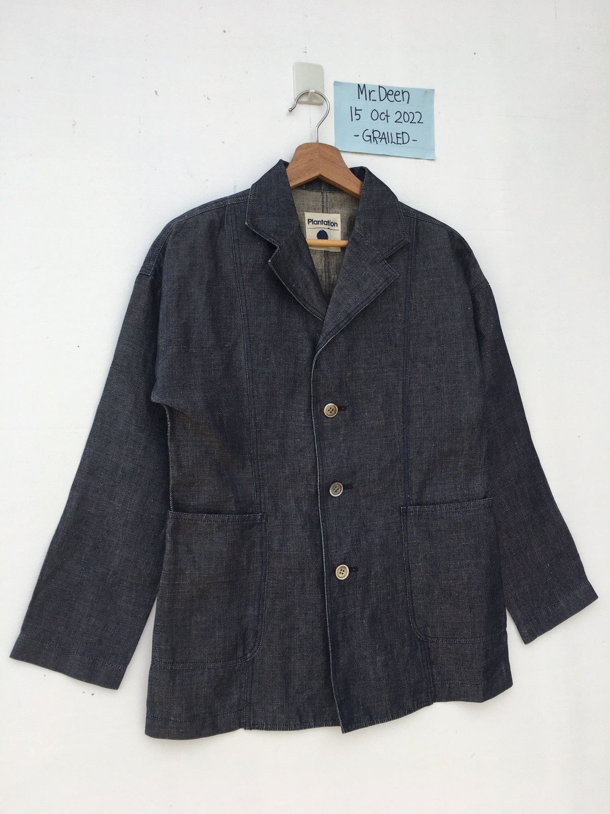 Issey Miyake Vintage Issey Miyake Plantation Denim Jacket Size US M / EU 48-50 / 2 - 3 Thumbnail