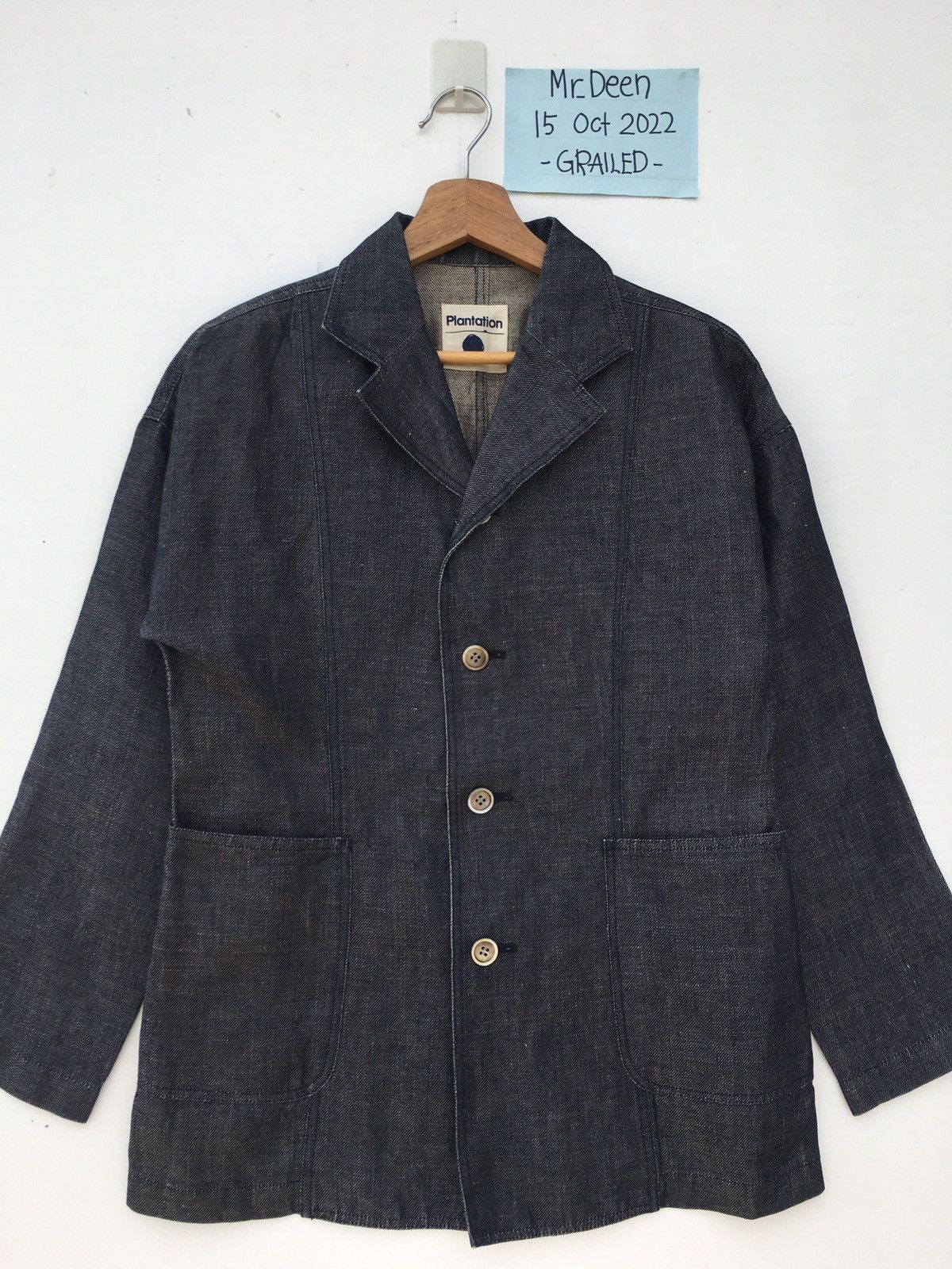 Issey Miyake Vintage Issey Miyake Plantation Denim Jacket Size US M / EU 48-50 / 2 - 1 Thumbnail