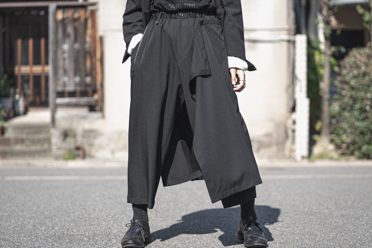 Yohji Yamamoto Yohji Yamamoto Pour Homme SS22 - Wrap Around pants Pants Size US 30 / EU 46 - 2 Thumbnail