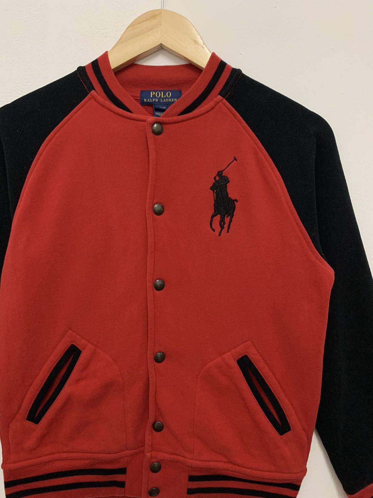 Polo Ralph Lauren Polo Raplh Lauren Varsity Jacket Small Red Size US S / EU 44-46 / 1 - 2 Thumbnail