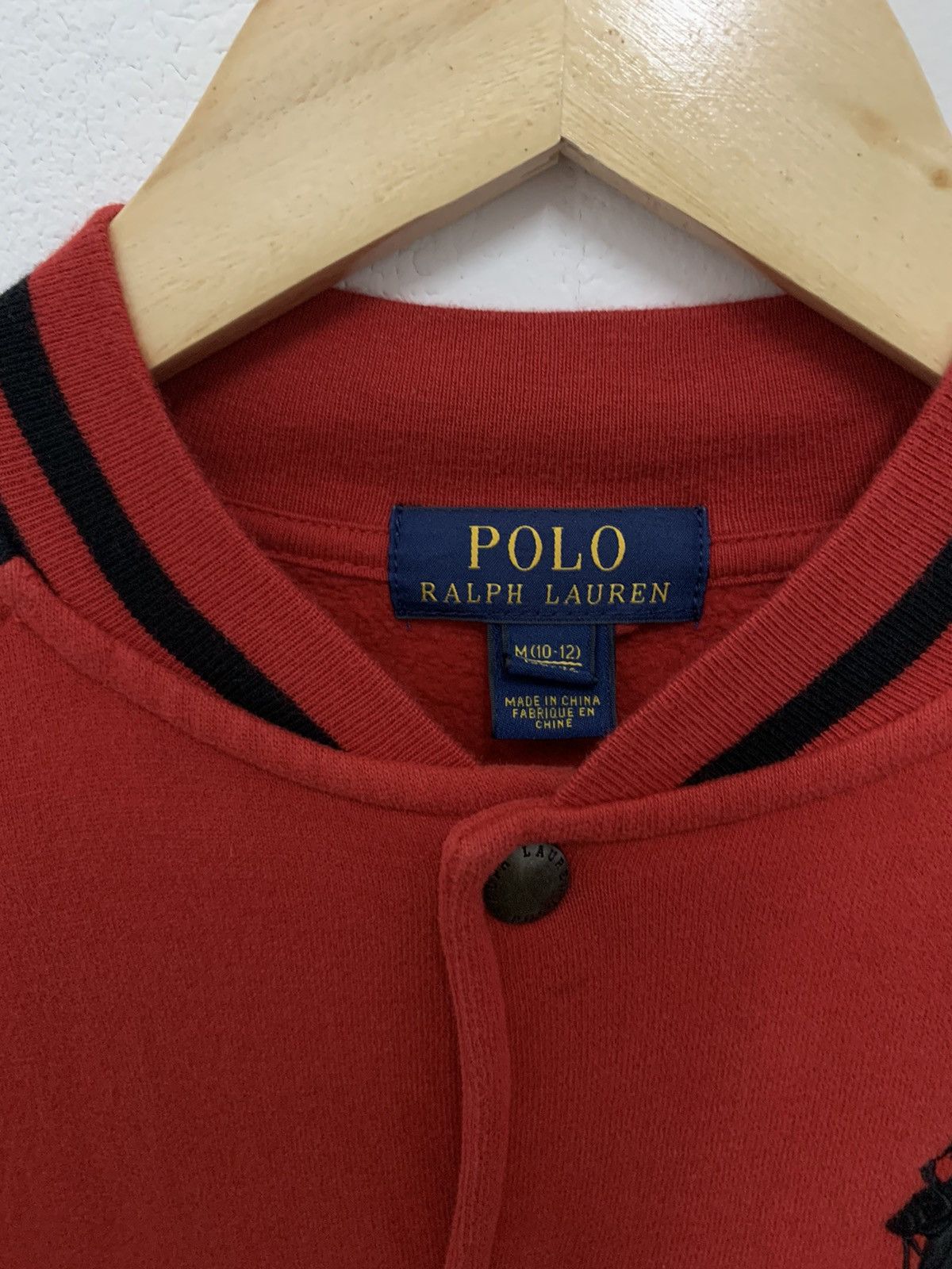 Polo Ralph Lauren Polo Raplh Lauren Varsity Jacket Small Red Size US S / EU 44-46 / 1 - 3 Thumbnail