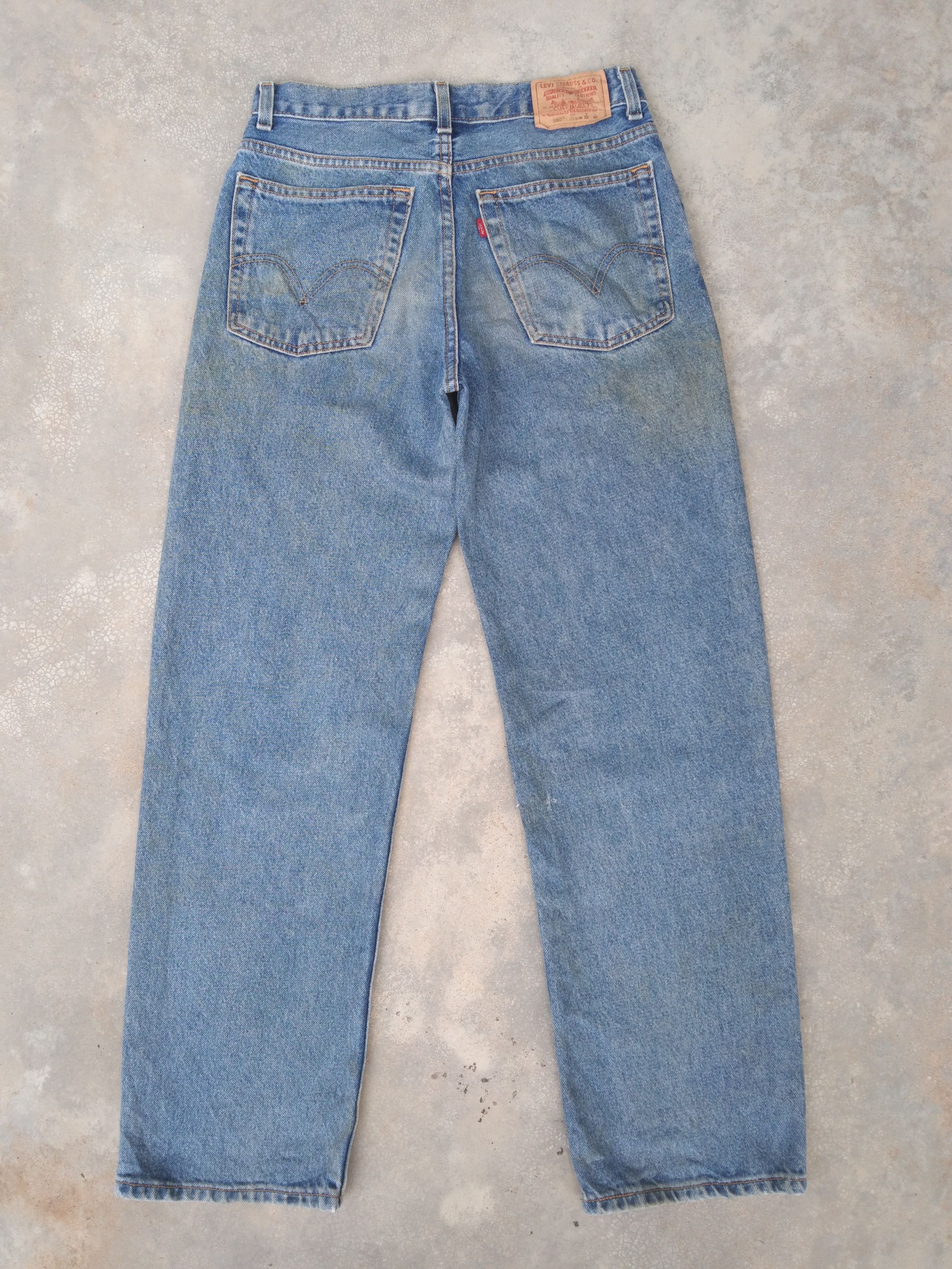 Jean × Levi's × Vintage Vintage Levis Jeans 550 Dirty Distressed Denim 28x30 Size US 28 / EU 44 - 2 Thumbnail
