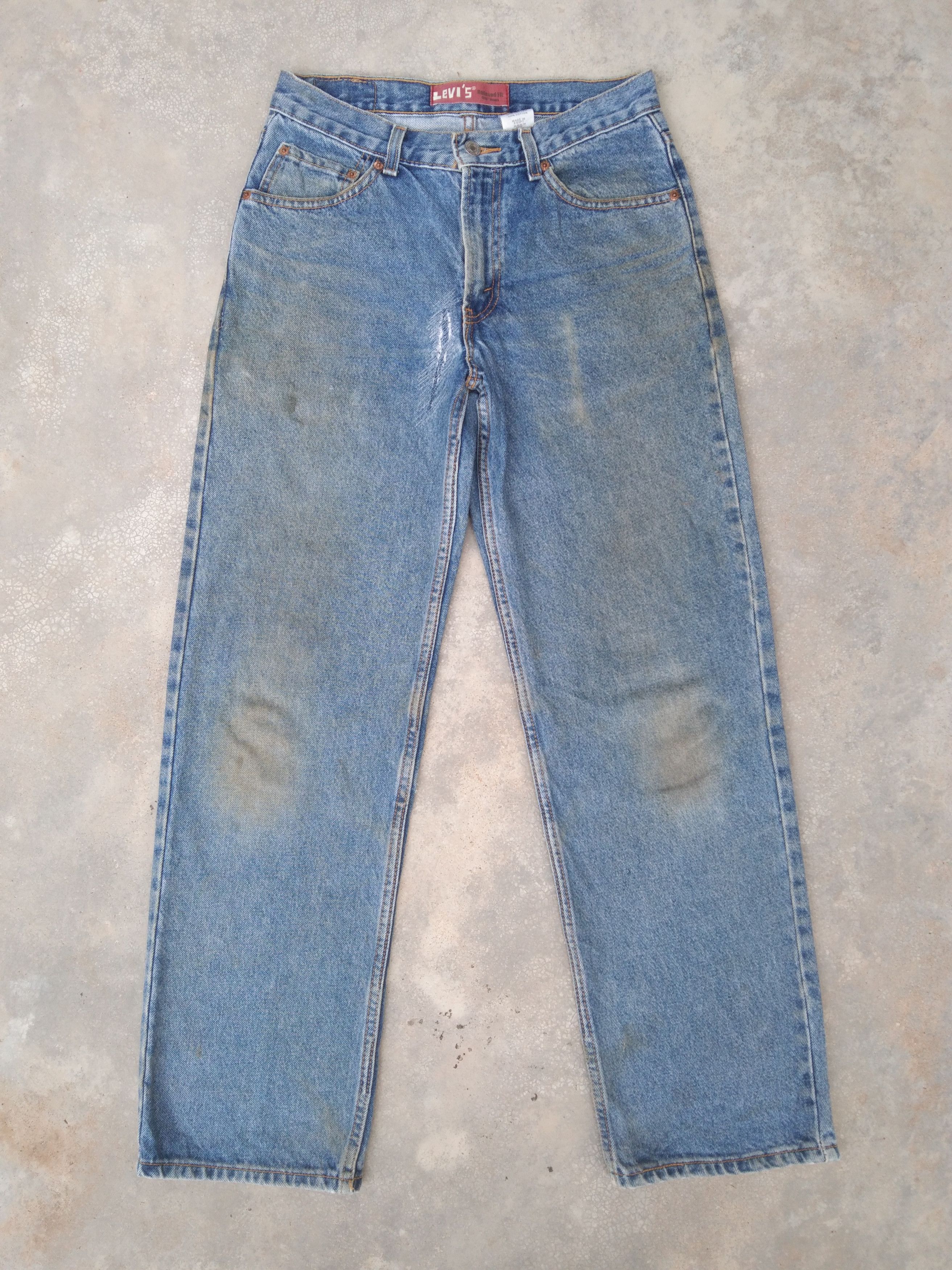 Jean × Levi's × Vintage Vintage Levis Jeans 550 Dirty Distressed Denim 28x30 Size US 28 / EU 44 - 1 Thumbnail