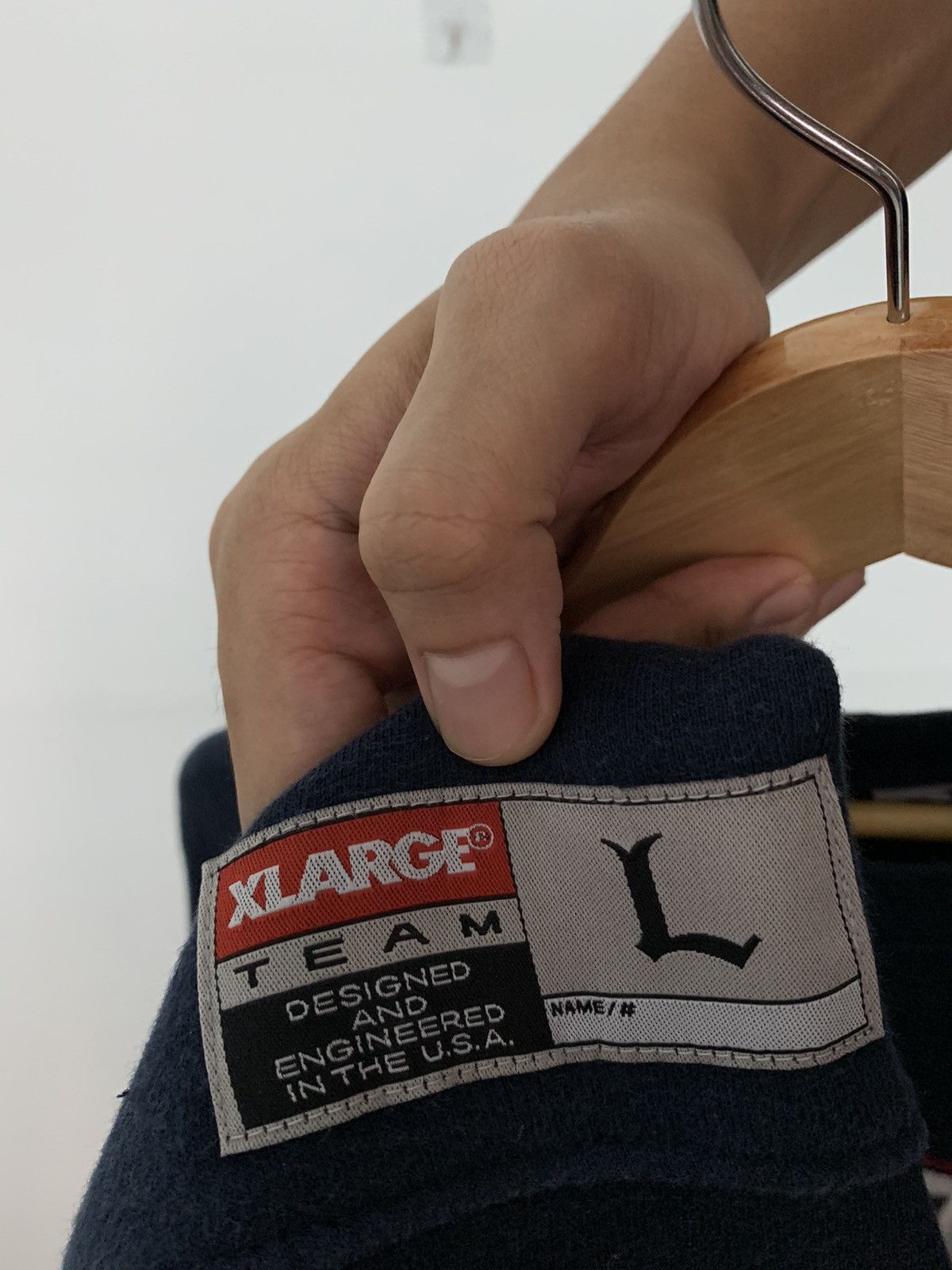 Japanese Brand × Xlarge Xlarge Big Logo Sweatshirt Double Extra Large Navy Size US XXL / EU 58 / 5 - 5 Thumbnail