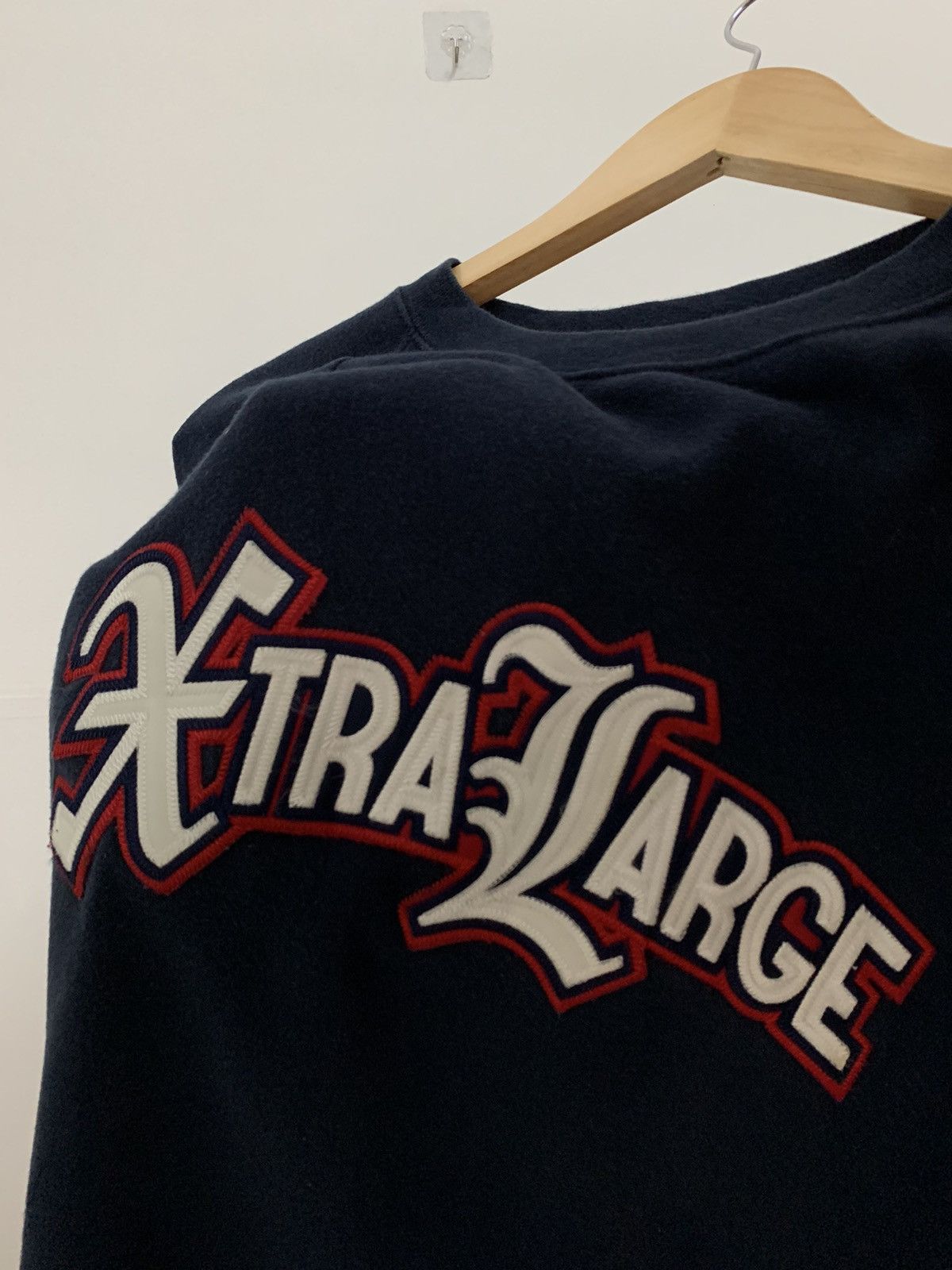 Japanese Brand × Xlarge Xlarge Big Logo Sweatshirt Double Extra Large Navy Size US XXL / EU 58 / 5 - 3 Thumbnail