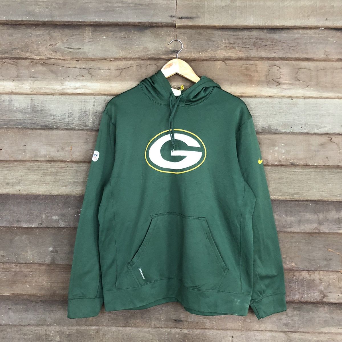 NFL Nike NFL G Green Hoodies sweater #3108 Size US L / EU 52-54 / 3 - 1 Thumbnail