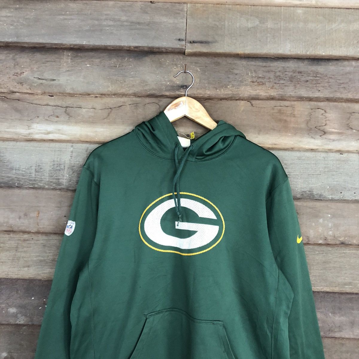 NFL Nike NFL G Green Hoodies sweater #3108 Size US L / EU 52-54 / 3 - 9 Thumbnail