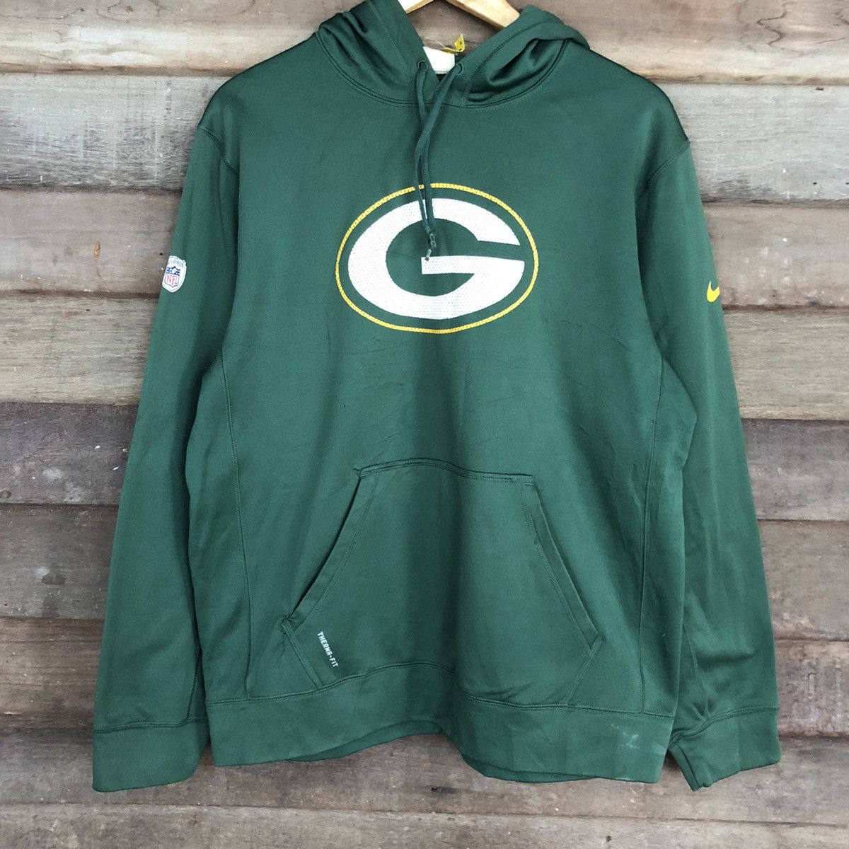 NFL Nike NFL G Green Hoodies sweater #3108 Size US L / EU 52-54 / 3 - 8 Thumbnail