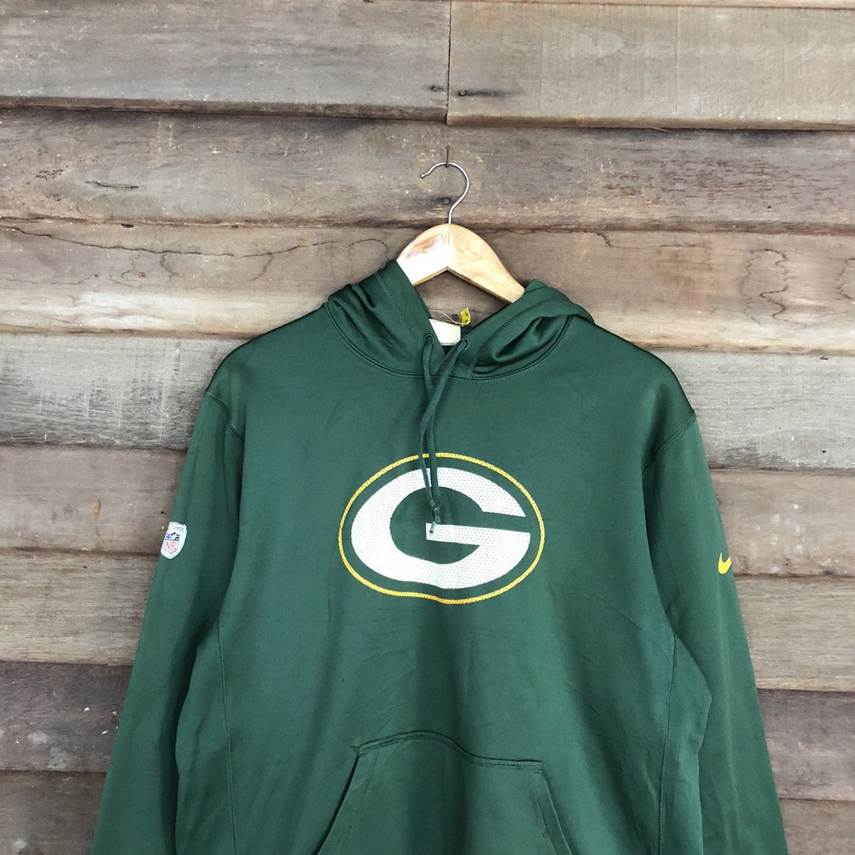 NFL Nike NFL G Green Hoodies sweater #3108 Size US L / EU 52-54 / 3 - 2 Thumbnail
