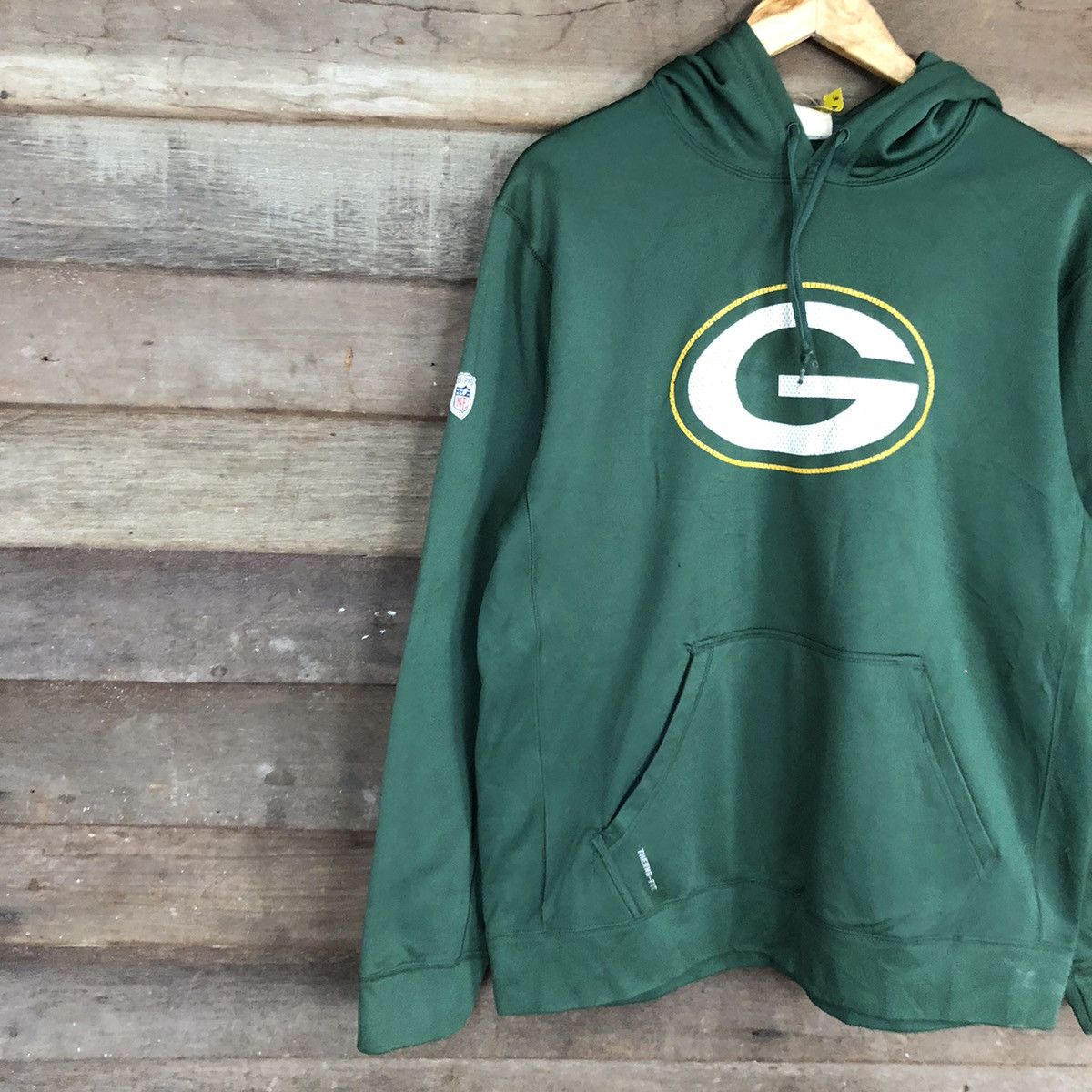 NFL Nike NFL G Green Hoodies sweater #3108 Size US L / EU 52-54 / 3 - 7 Thumbnail