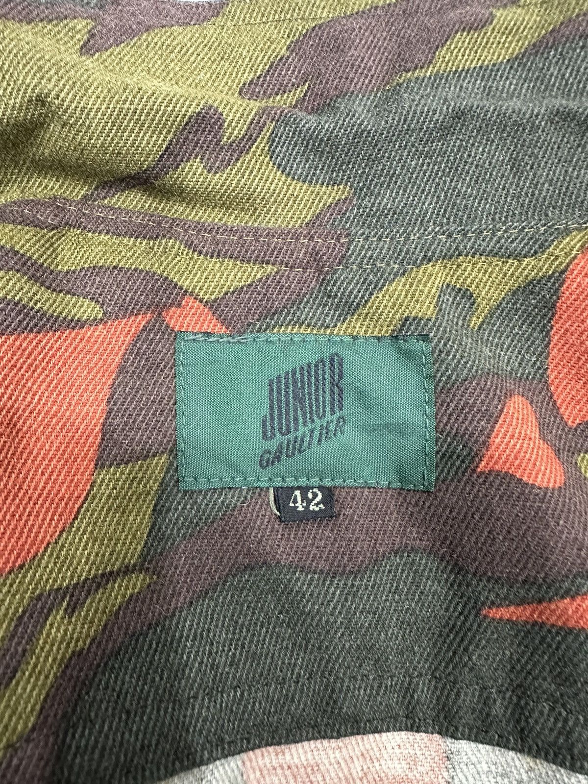 Gaultier Homme Objet Rare Vintage 90’s JUNIOR GAULTIER Love Camo Jacket Size US S / EU 44-46 / 1 - 10 Thumbnail