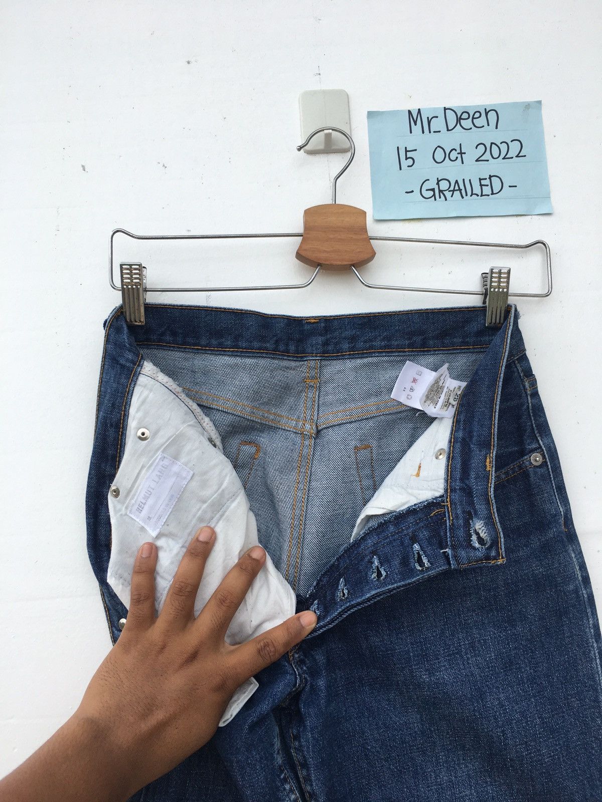 Helmut Lang Rare Vintage Helmut Lang 1998 Straight Cut Jeans Size US 28 / EU 44 - 9 Thumbnail