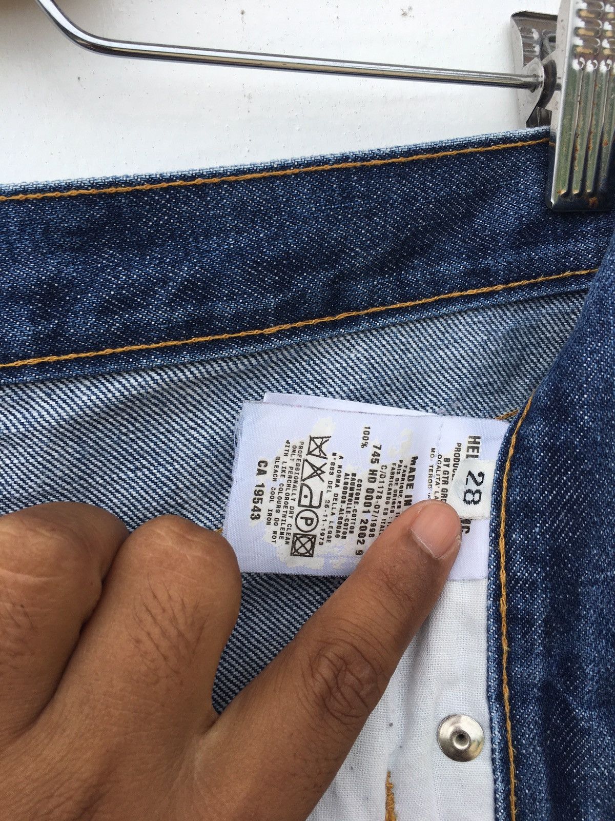 Helmut Lang Rare Vintage Helmut Lang 1998 Straight Cut Jeans Size US 28 / EU 44 - 10 Thumbnail