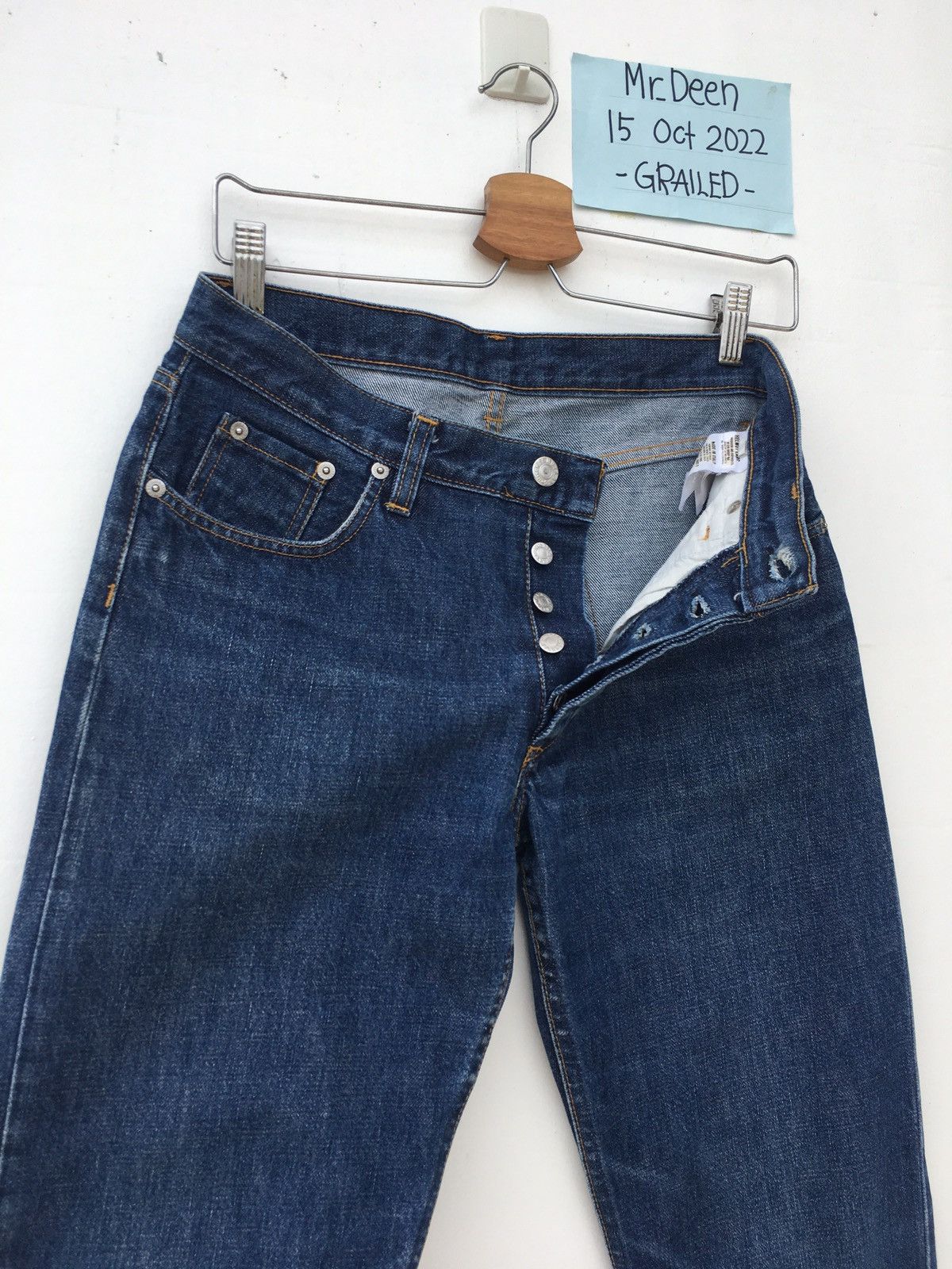 Helmut Lang Rare Vintage Helmut Lang 1998 Straight Cut Jeans Size US 28 / EU 44 - 6 Thumbnail