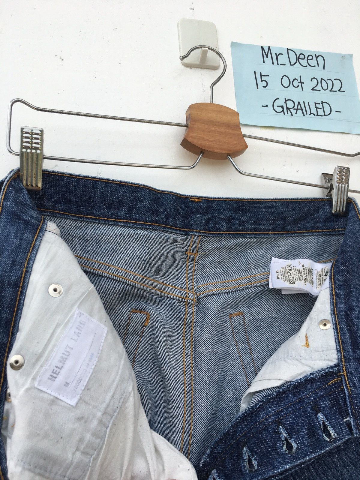 Helmut Lang Rare Vintage Helmut Lang 1998 Straight Cut Jeans Size US 28 / EU 44 - 14 Thumbnail
