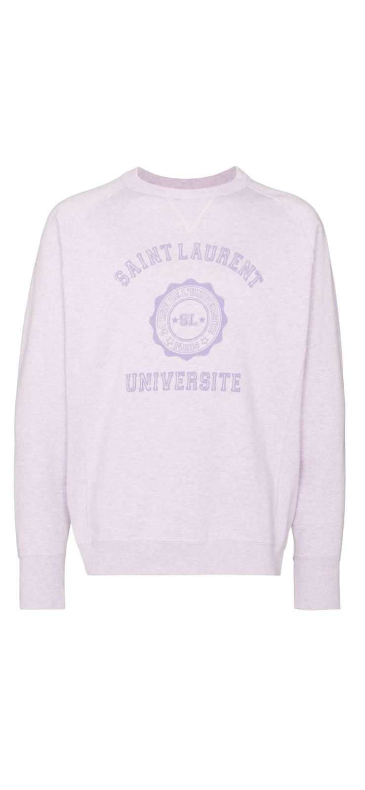 Saint Laurent University Logo Print Sweatshirt