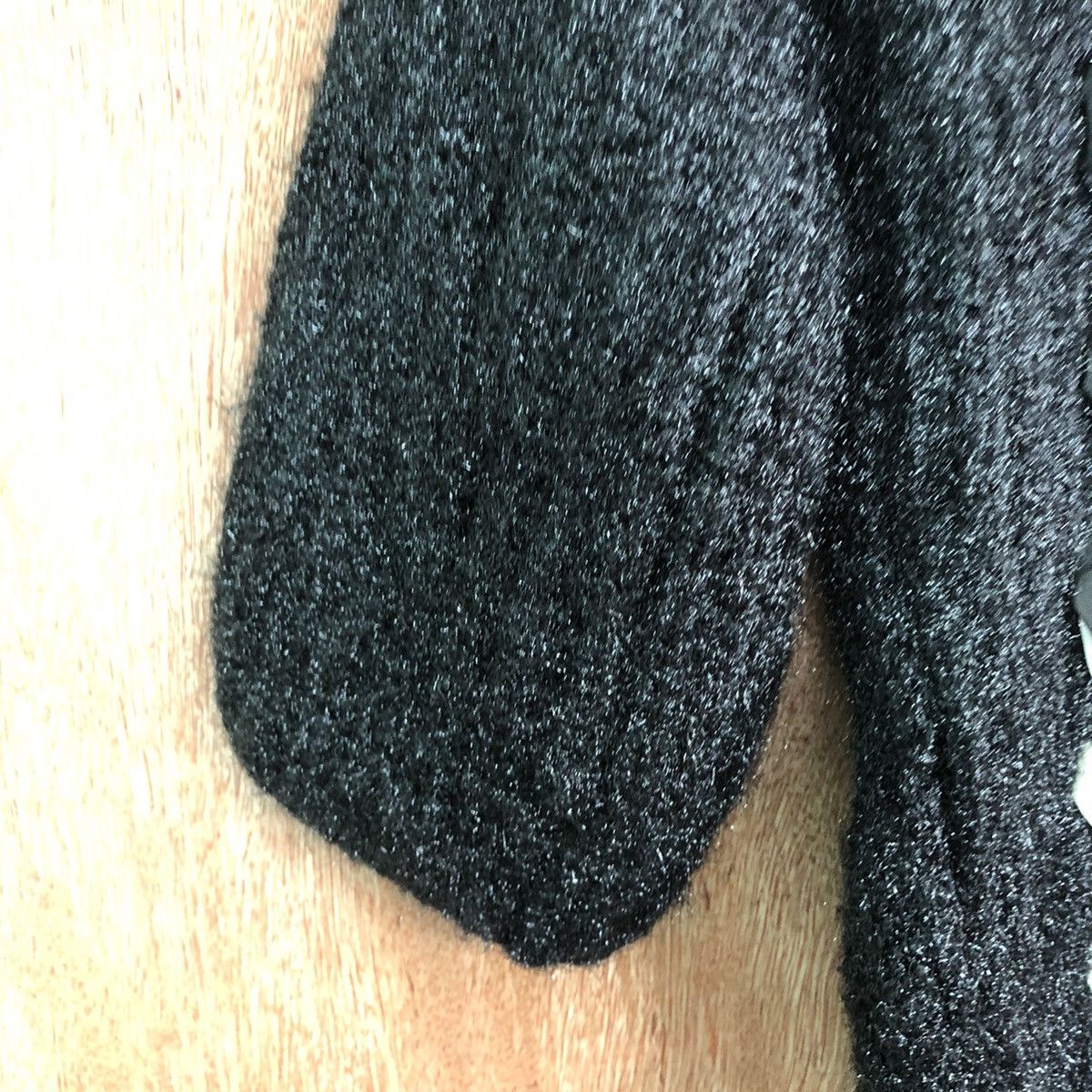 Japanese Brand Japanese brand art Black Mohair Shag Shaggy Knitwear #c337 Size L / US 10 / IT 46 - 6 Thumbnail