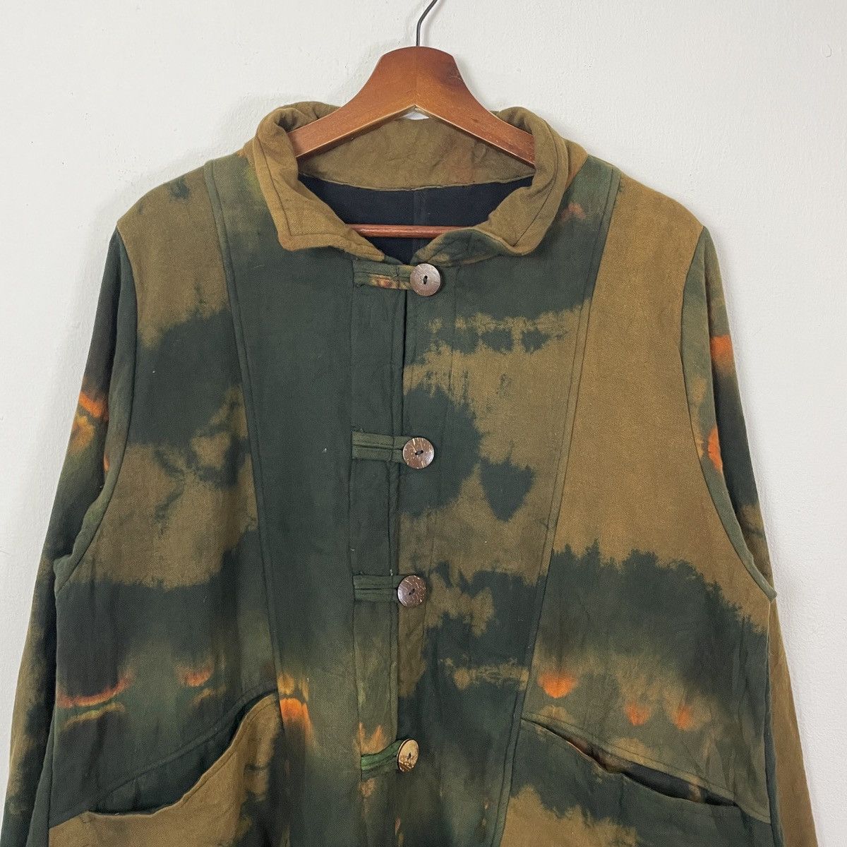 Vintage Vintage Unbranded Tie Dye Button Ups Long Jacket Size US L / EU 52-54 / 3 - 4 Thumbnail