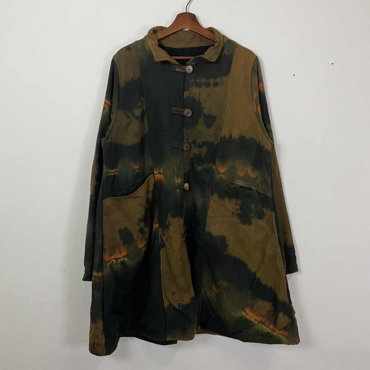 Vintage Vintage Unbranded Tie Dye Button Ups Long Jacket Size US L / EU 52-54 / 3 - 1 Thumbnail