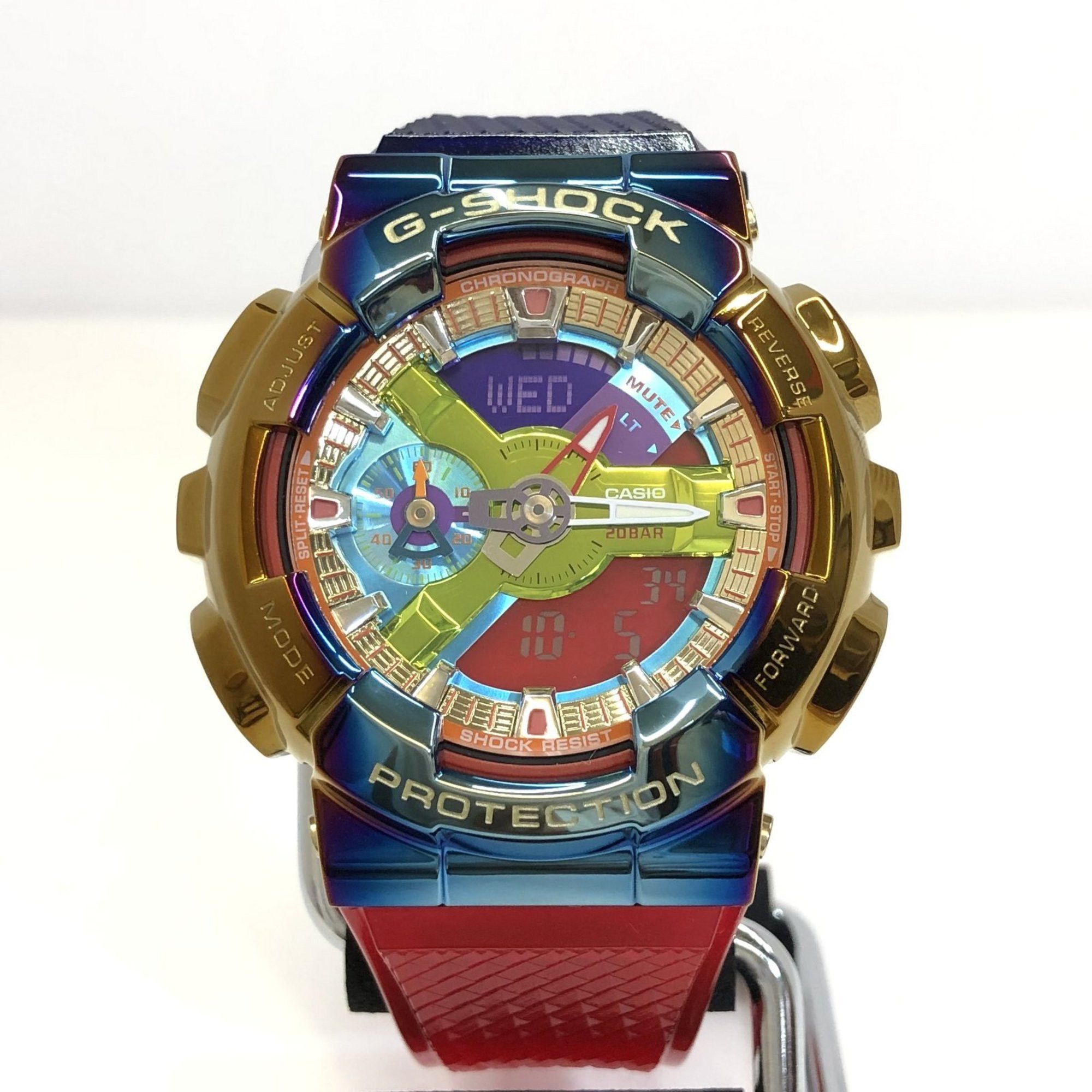 Casio G-SHOCK G-shock Casio watch GM-110RB-2AJF rainbow IP metal