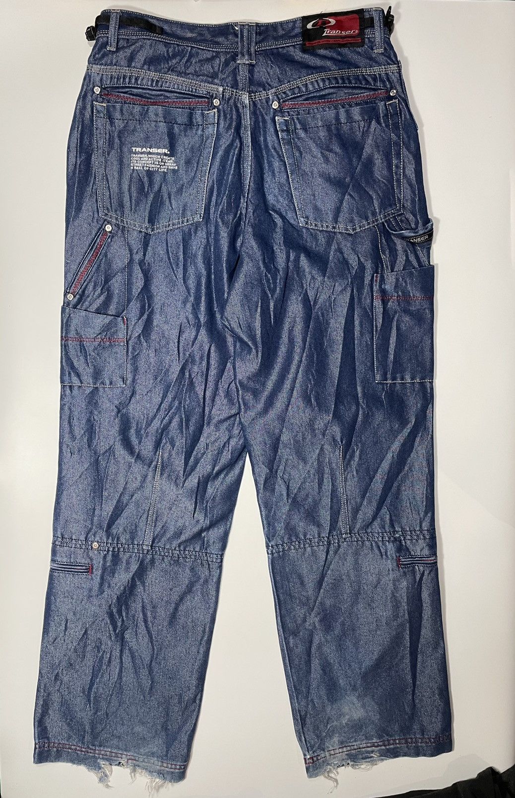 Vintage Vintage Baggy Wide leg Sk8 Transer Denim Jean supreme multi Size US 32 / EU 48 - 12 Thumbnail