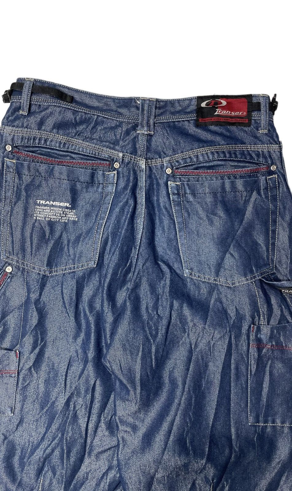 Vintage Vintage Baggy Wide leg Sk8 Transer Denim Jean supreme multi Size US 32 / EU 48 - 3 Thumbnail