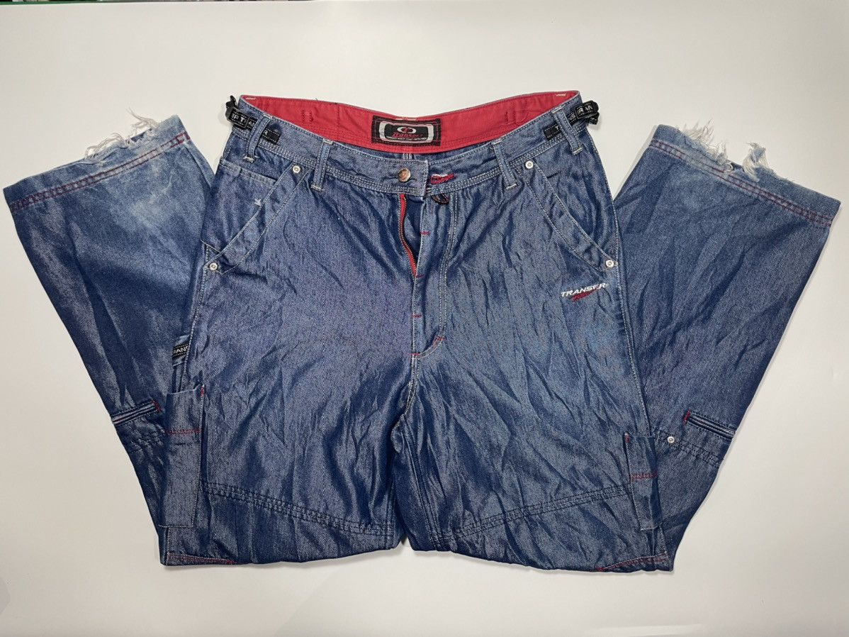 Vintage Vintage Baggy Wide leg Sk8 Transer Denim Jean supreme multi Size US 32 / EU 48 - 11 Thumbnail