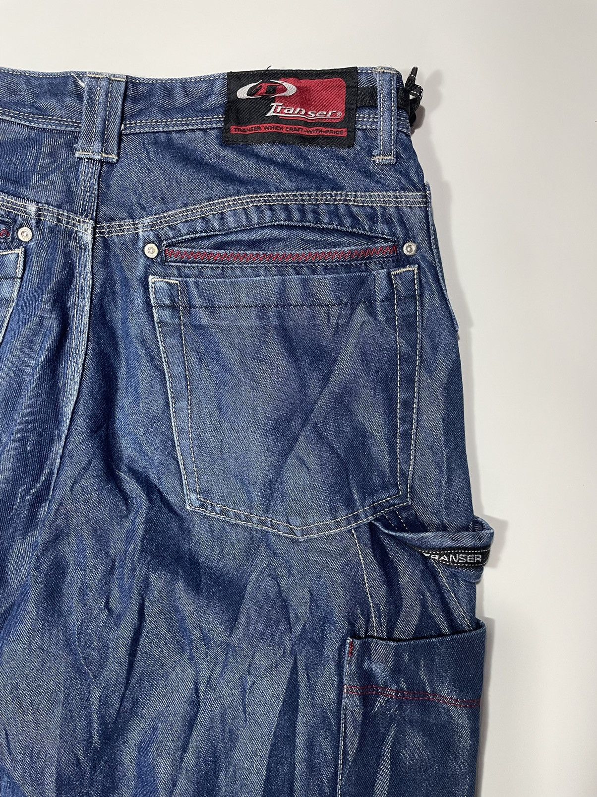 Vintage Vintage Baggy Wide leg Sk8 Transer Denim Jean supreme multi Size US 32 / EU 48 - 13 Thumbnail