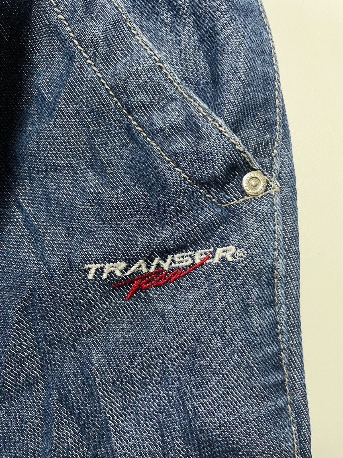 Vintage Vintage Baggy Wide leg Sk8 Transer Denim Jean supreme multi Size US 32 / EU 48 - 10 Thumbnail