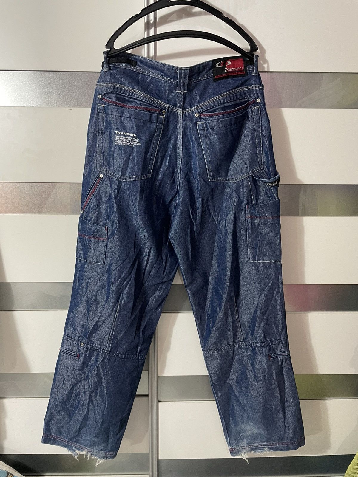 Vintage Vintage Baggy Wide leg Sk8 Transer Denim Jean supreme multi Size US 32 / EU 48 - 20 Thumbnail