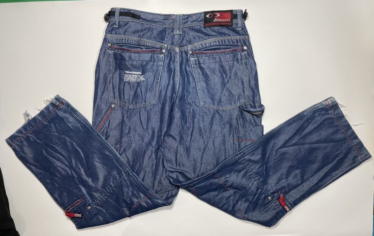 Vintage Vintage Baggy Wide leg Sk8 Transer Denim Jean supreme multi Size US 32 / EU 48 - 14 Thumbnail