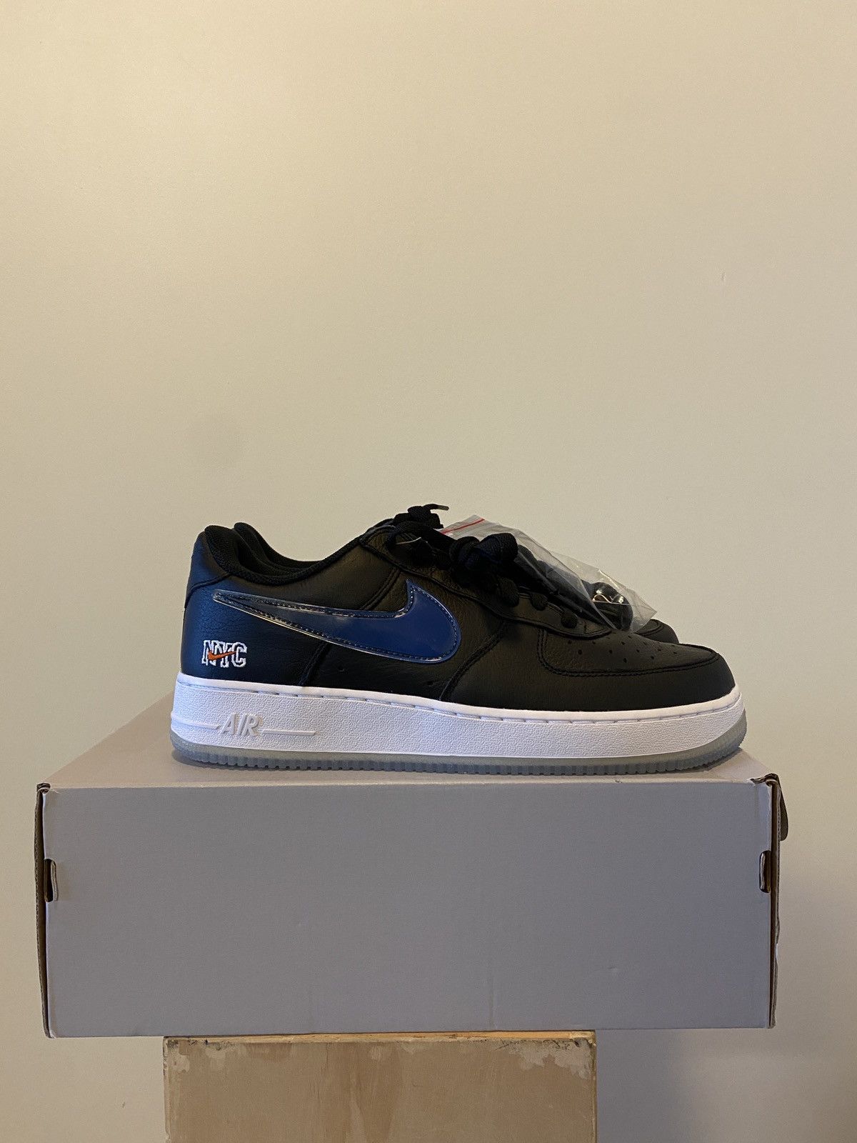 Box Kith Af Kith For Nike TD Air Force Black Spruce Phantom 